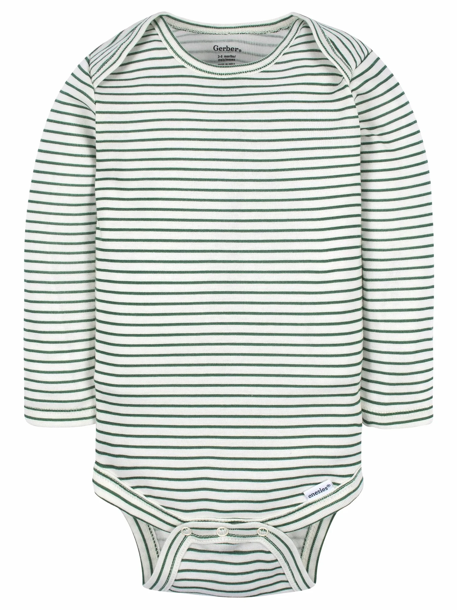Gerber Baby - Jungen 6-pack Long-sleeve Onesies Bodysuit Baby- und Kleinkind-T-Shirt-Set (6er Pack)