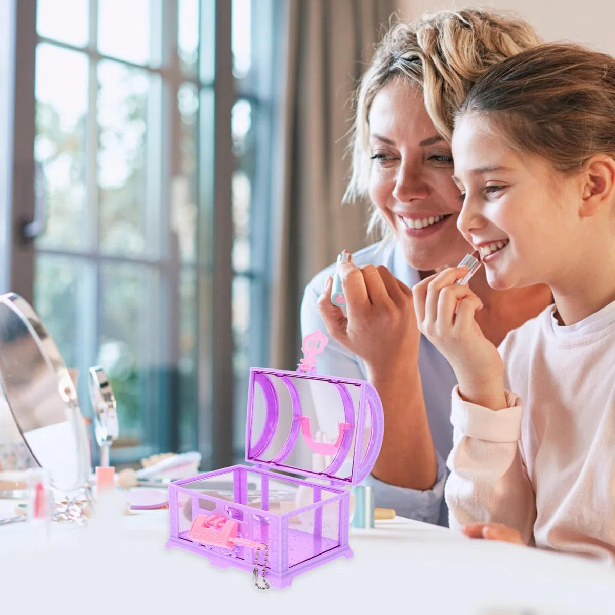 Kleine Schatztruhe Aufbewahrungsbox Aus Kunststoff Mit Schloss Und Schlüssel Für Kinder Schmuckkästchen Piratenkiste Spielzeugbox Für Party Und Zuhause