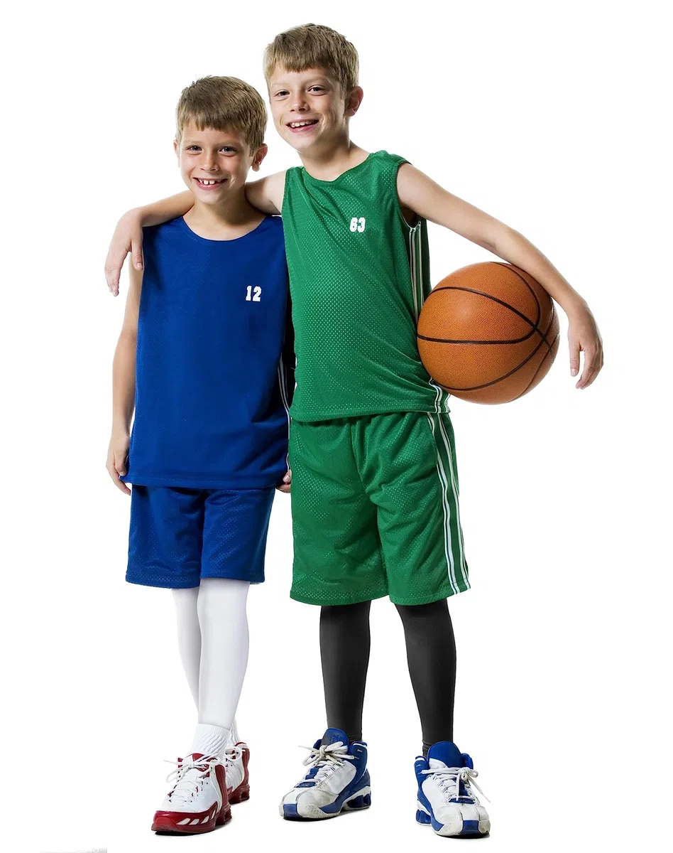 Roadbox 1er/2er Pack Kompressionshose Jungen, Sport Leggings Lang, Atmungsaktiv, Schnell Trocknend für Fußball & Laufen