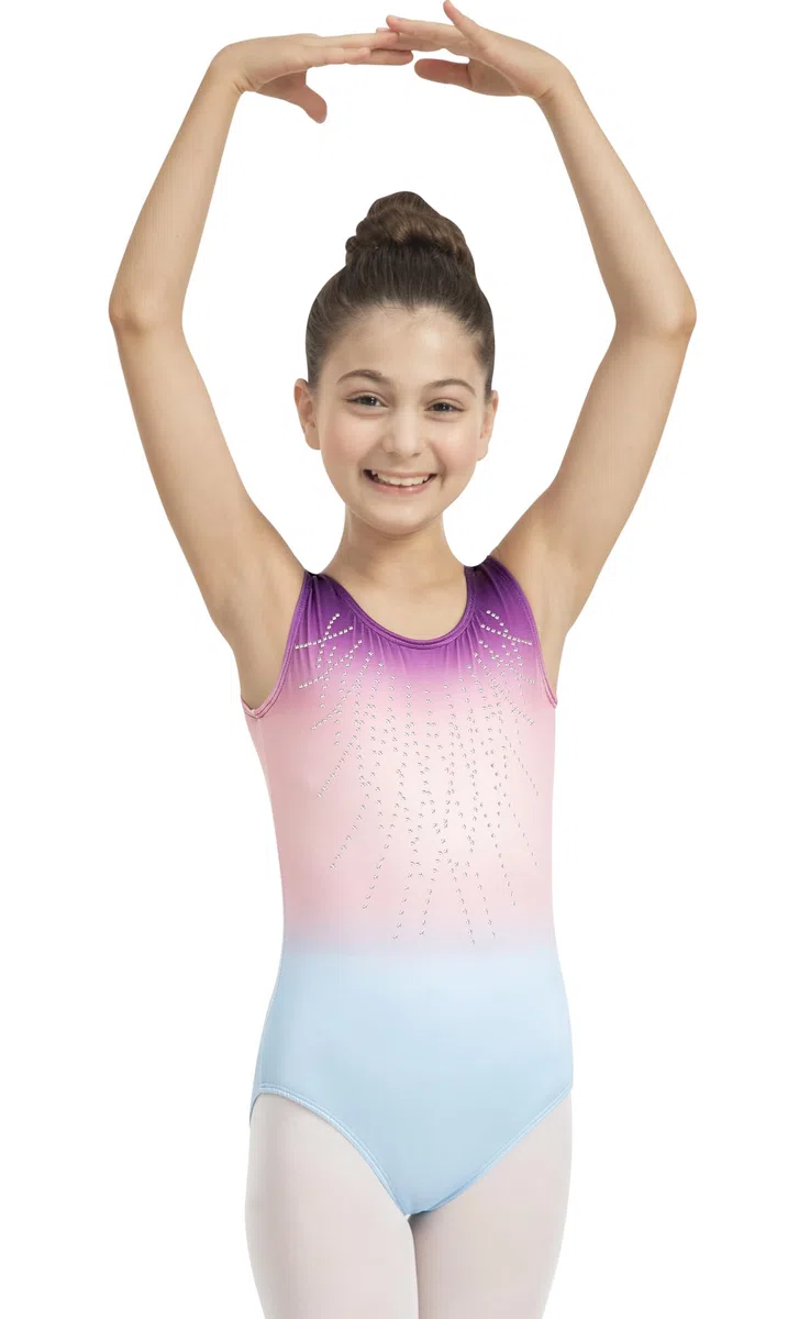Turnanzug Mädchen Langärmelig Gymnastikanzug Mädchen Kinder Gymnastikanzug Klassisch Trikot Gymnastik Training Dancewear für Mädchen 2-10 Jahre