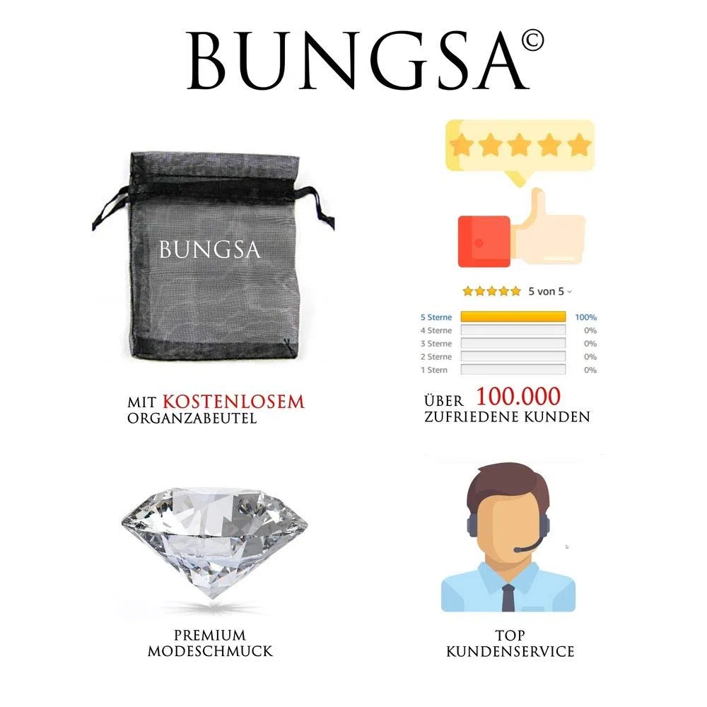 Bungsa Kristall Blätter Zehenring Zirkonia ~WÄHLBAR IN Gold, Rosegold UND Silber ~ Brass Rhodium für Damen (Zehring Fussschmuck Fussring Toe-Ring Nail Ring Nagelring biegbar verstellbar)