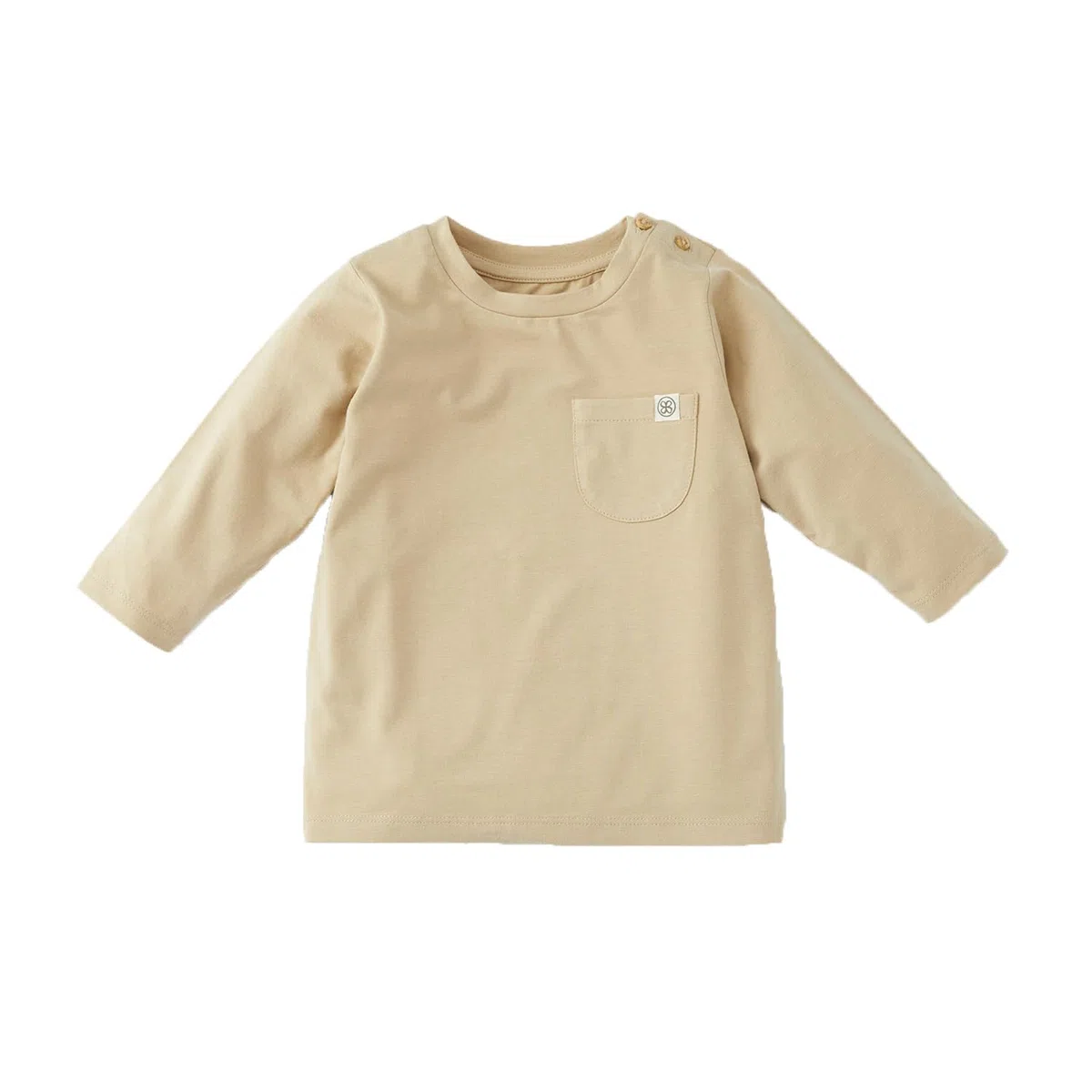Cloby Langarm-Shirt T-Shirt Long Sleeve mit UV-Schutz (UPF 50+) Baby (Gr. 6-12 Monate) - Sandy Beach/beige