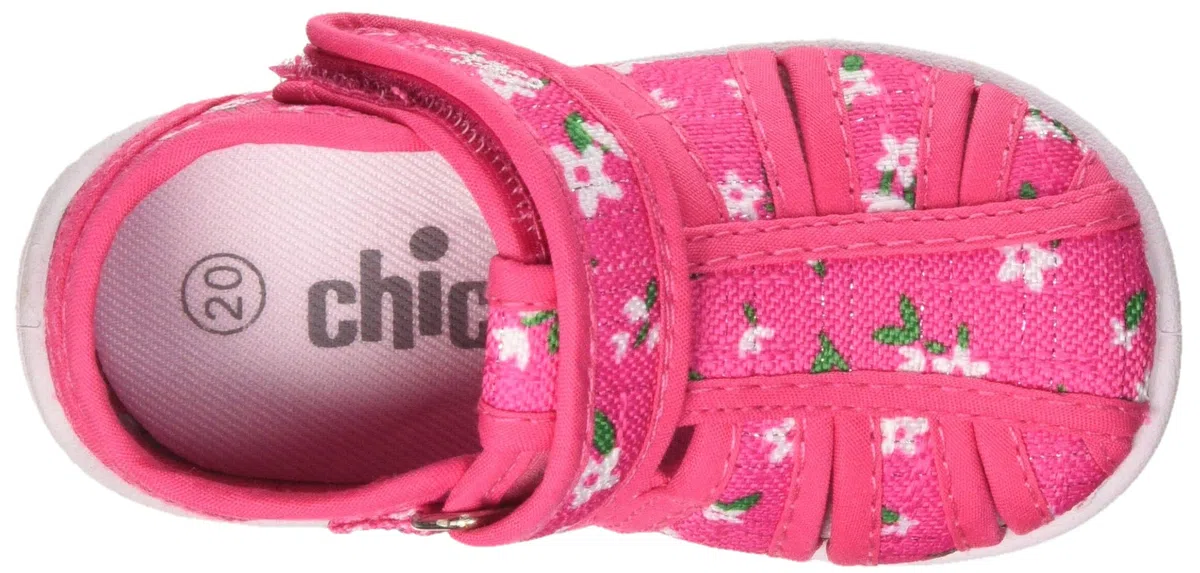 Chicco, Hausschuhe Mädchen, Kindergarten- und Zuhause-Pantoffeln, mit bequemem Klettverschluss, Designed in Italy