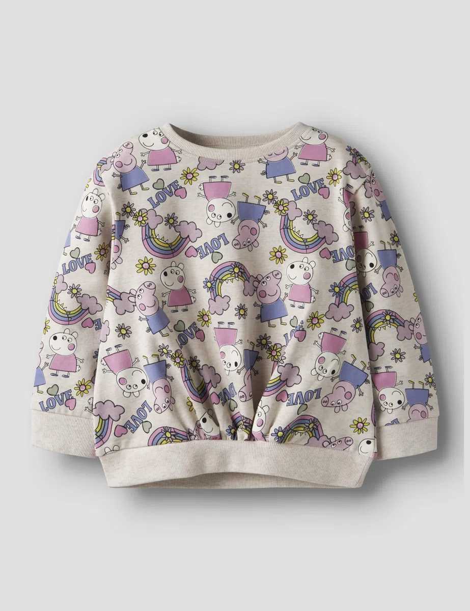 NAME IT Mädchen Nmfdarma Peppa Nreg Sweat Bru Cplg