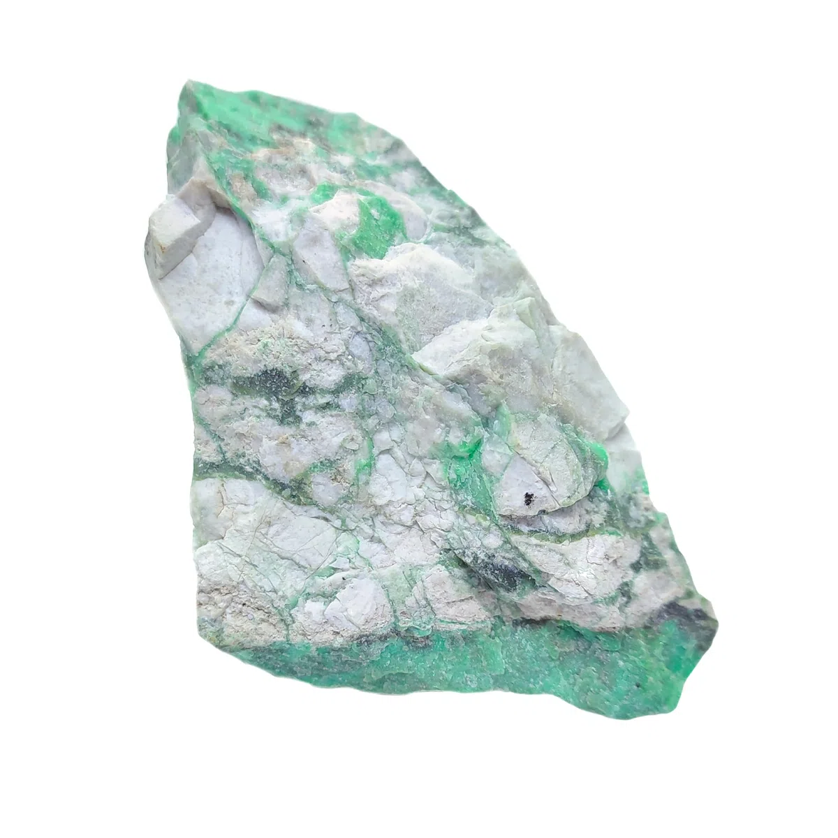 Variscit Rohstein | Grün-Weißer Edelstein | 100% natürlicher Kristall | Unbehandelter Stein | Mineralien sammeln | Esoterik & Spiritualität