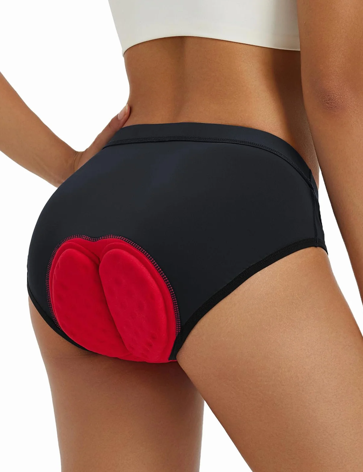 baleaf Radunterhose Damen Gepolstert Fahrrad Unterwäsche Fahrradunterhose Atmungsaktiv Radsportunterwäsche mit 4D Dicker Sitzpolster