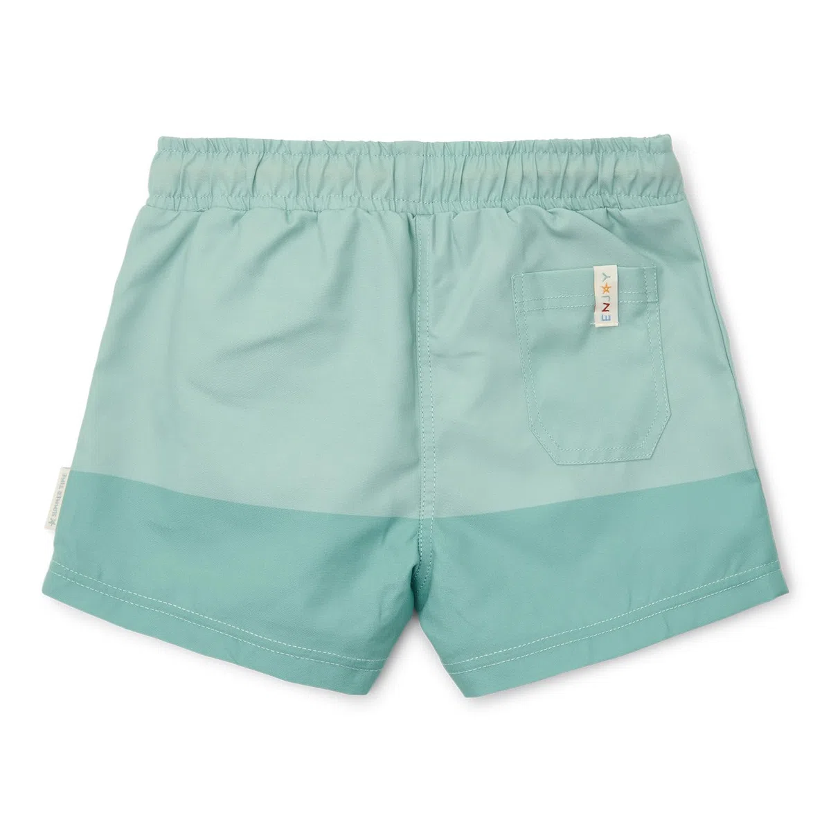 Little Dutch Badeshorts Schwimmshorts Badehose für Baby Junge - Seashells Surf Blue (Gr. 62/68)