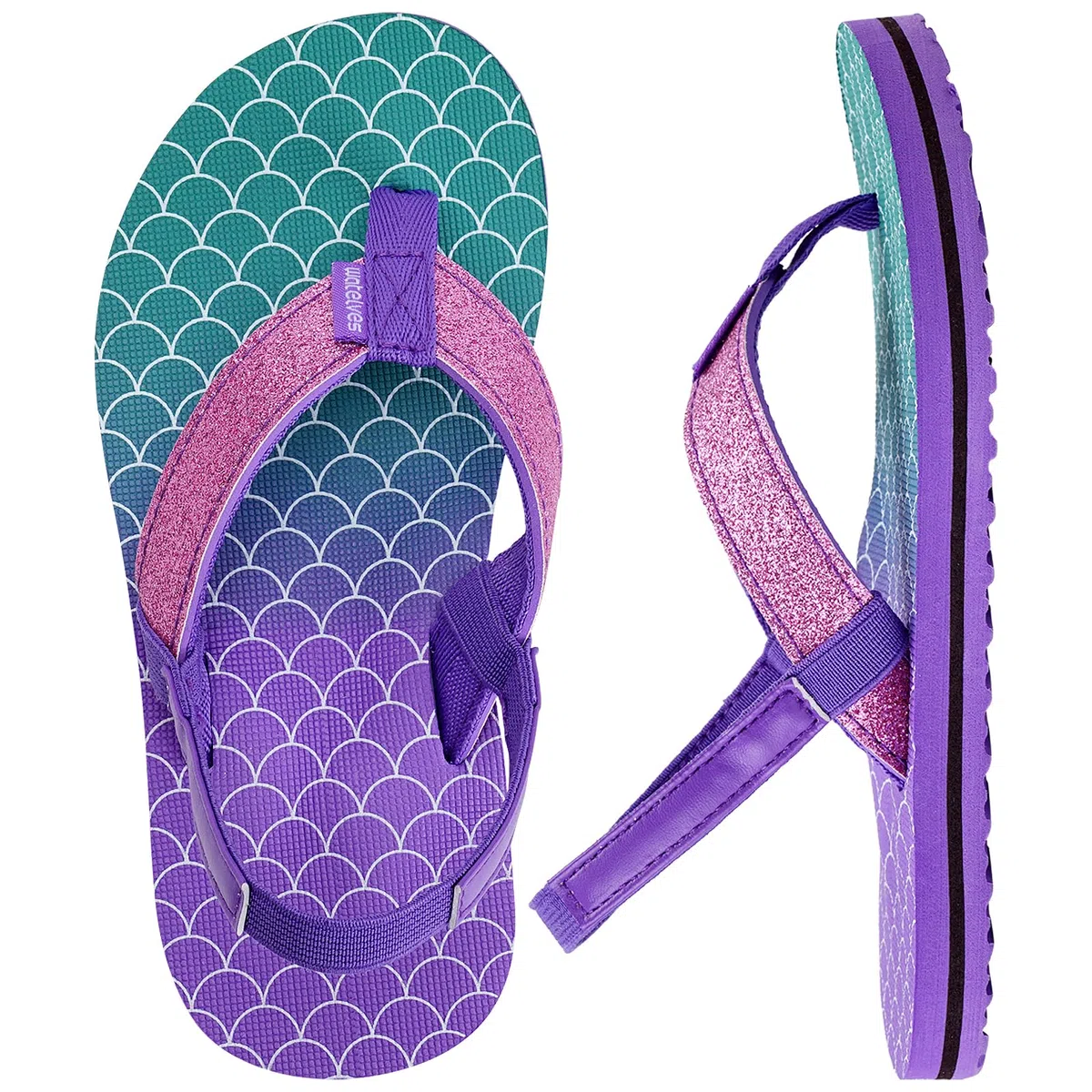 WateLves Flip Flops Kinder Badelatschen Kinder Sommer Zehentrenner Strand Sandalen MäDchen Jungen Unisex