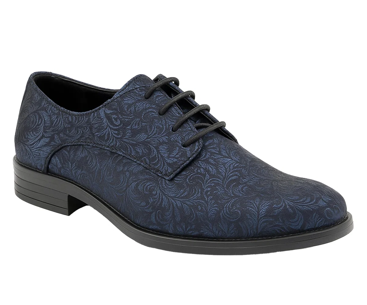 Festliche Oxford Schuhe zum Schnüren für Jungen mit Paisley Muster