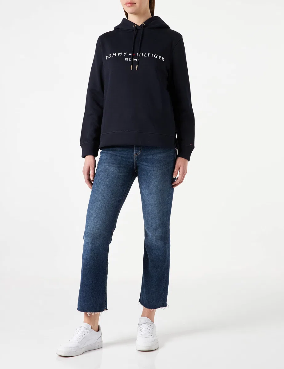 Tommy Hilfiger Damen Hoodie Heritage mit Kapuze