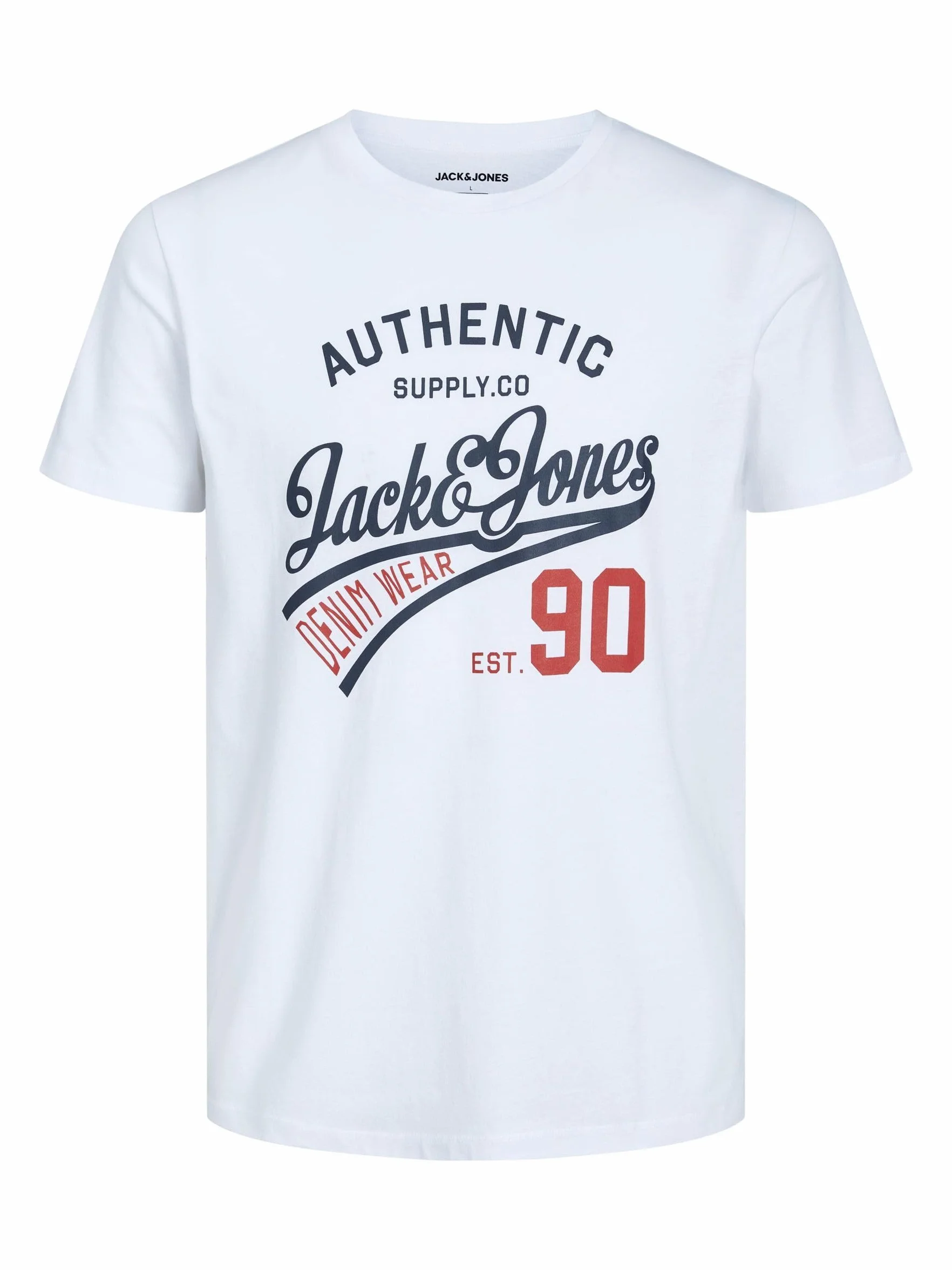 JACK & JONES Herren T-Shirt 3er Pack – Baumwolle, Rundhals, Kurzarm, mit Print – Bequeme Freizeitshirts im modernen Design