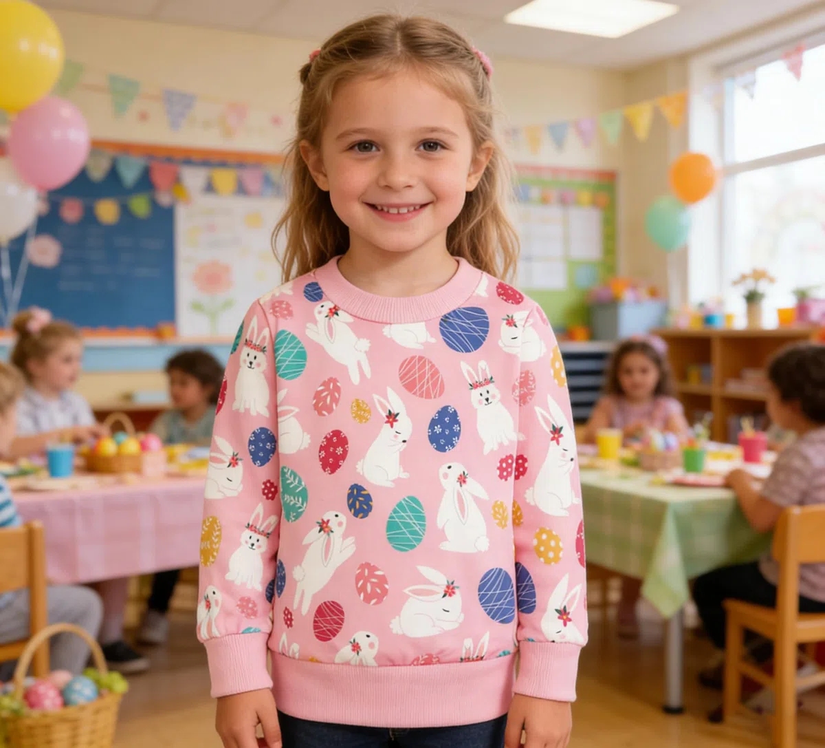 RETSUGO Kleinkind Baby Mädchen Sweatshirts Casual Pullover Rundhalsausschnitt Winter Langarm Tops Shirts Kleidung 3T-8T