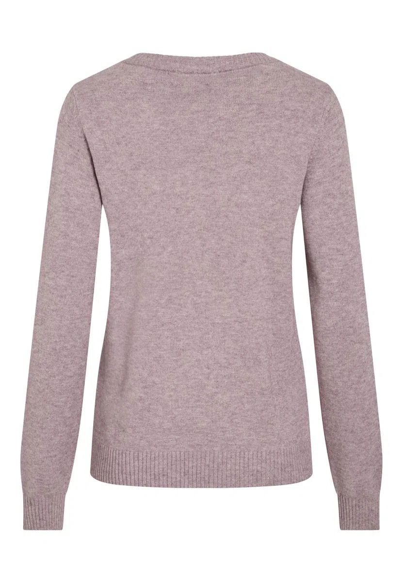 Vila Damen Viril O-Neck L/S Knit Top - Noos Viril O-Neck L/S Knit Top - Noos (1er Pack)