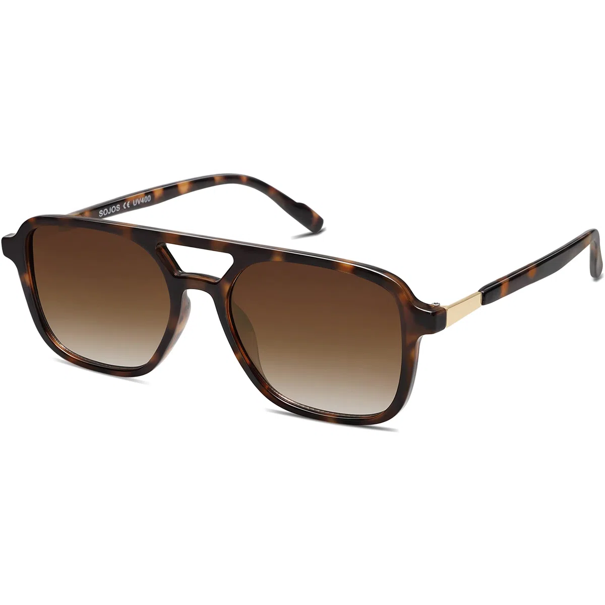 SOJOS Sonnenbrille Damen Herren Retro, Vintage Eckig Kunststoff Trendy Damen Herren Sonnenbrillen SJ2202