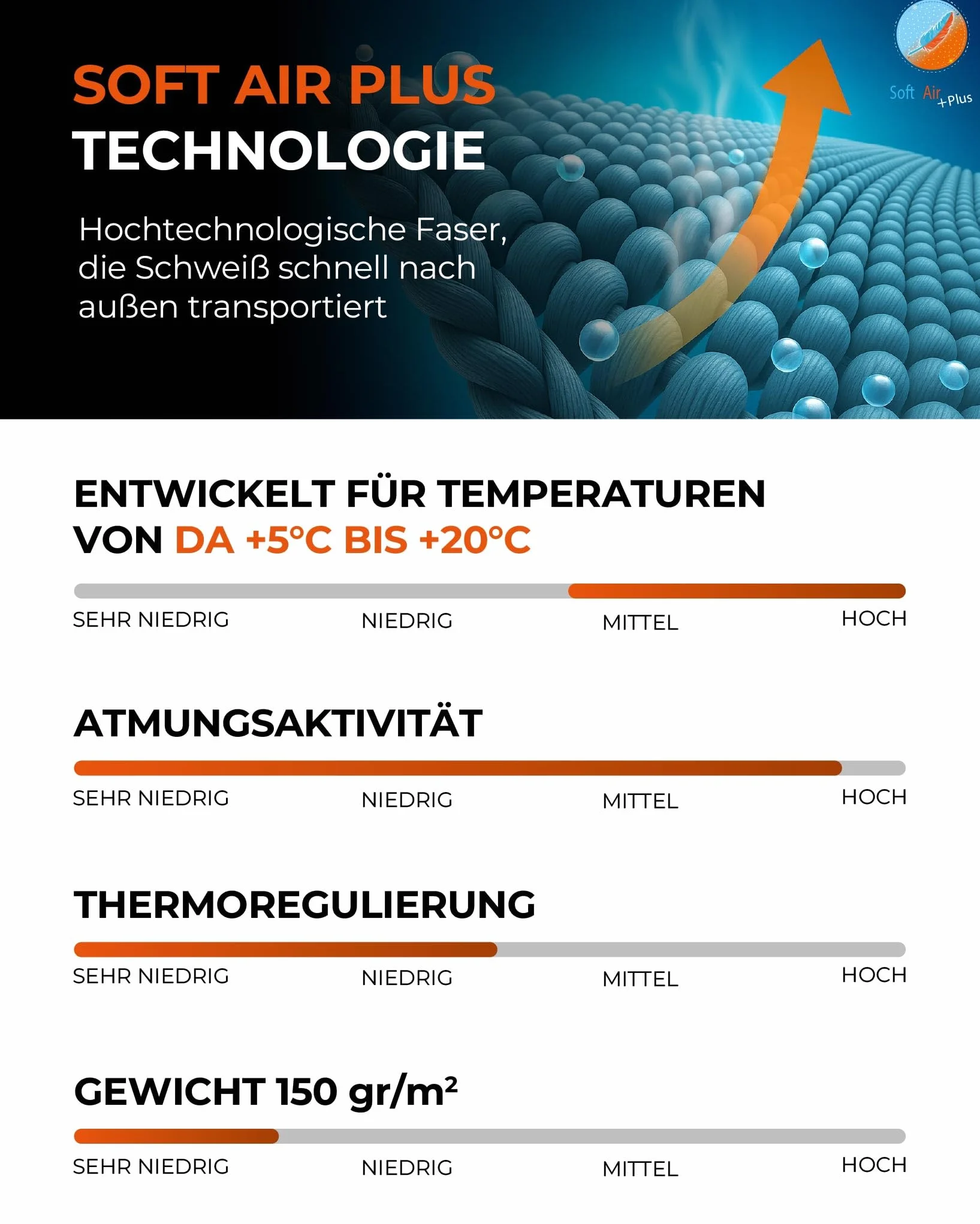 Risalti Thermoshirt Herren Ärmellos Funktionsunterwäsche Herren Energy - Thermo Muskelshirts Herren Elastische, Compression Shirt und atmungsaktive, Nahtloses Herren Unterwäsche - Made in Italy