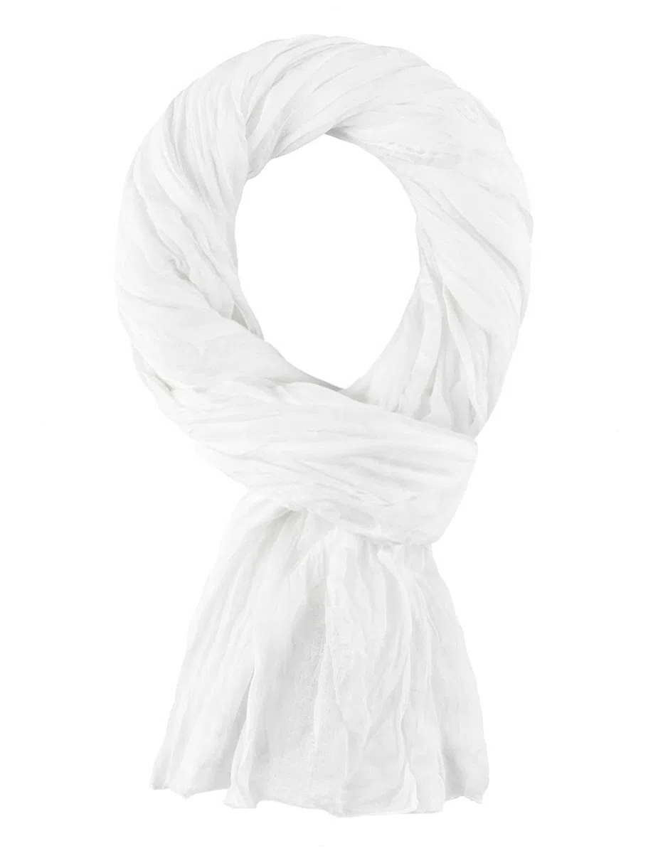 ALLEE DU FOULARD Schal für Damen und Herren, Leichte Stola - 100% Baumwolle – Größe 200 x 110 cm - Über 40 Unifarben – Premium-Schal - flexibel und komfortabel