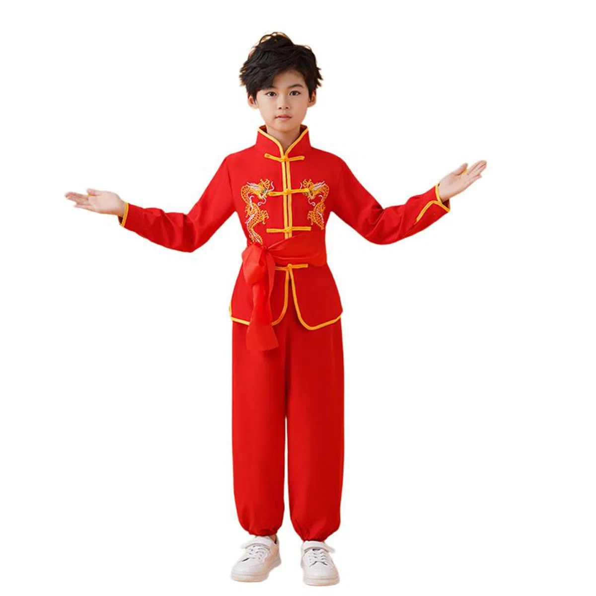 Kampfsport Bekleidung Unisex Erwachsener Kind Trainingsbekleidung Sets - Chinesische Tradition Tai Chi Wushu Kleidung Jungen Mädchen Leistung Kostüm Kung Fu Uniform