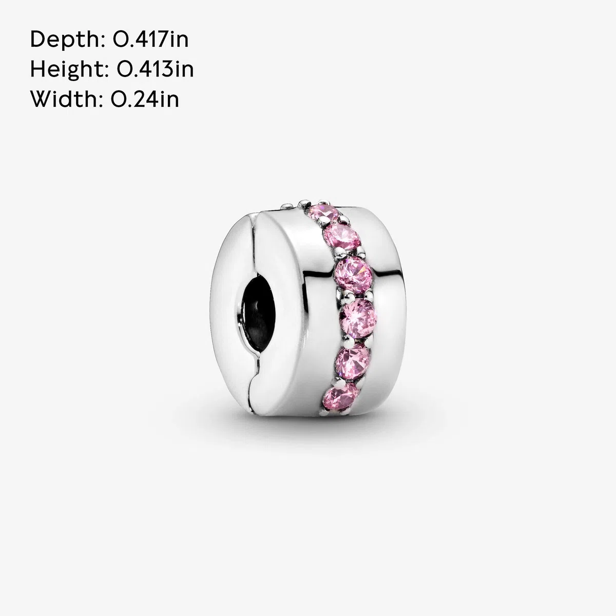 Pandora Colours Clip-Charm, funkelnde Reihe