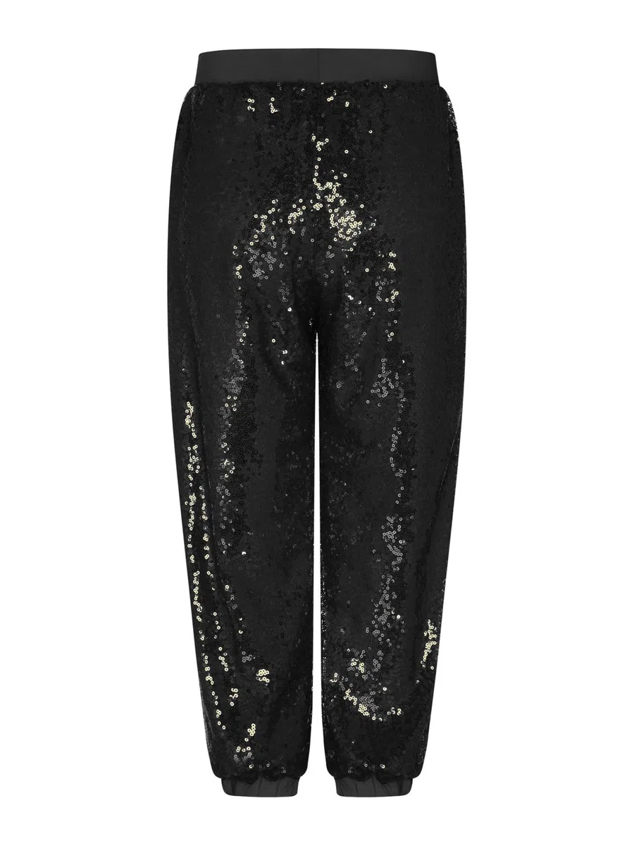 Kinder Mädchen Jungen Pailletten Tanzhose Glitzer Hip Hop Jazz Leggings Pumphose Fasching Karneval Party Tanzkleidung