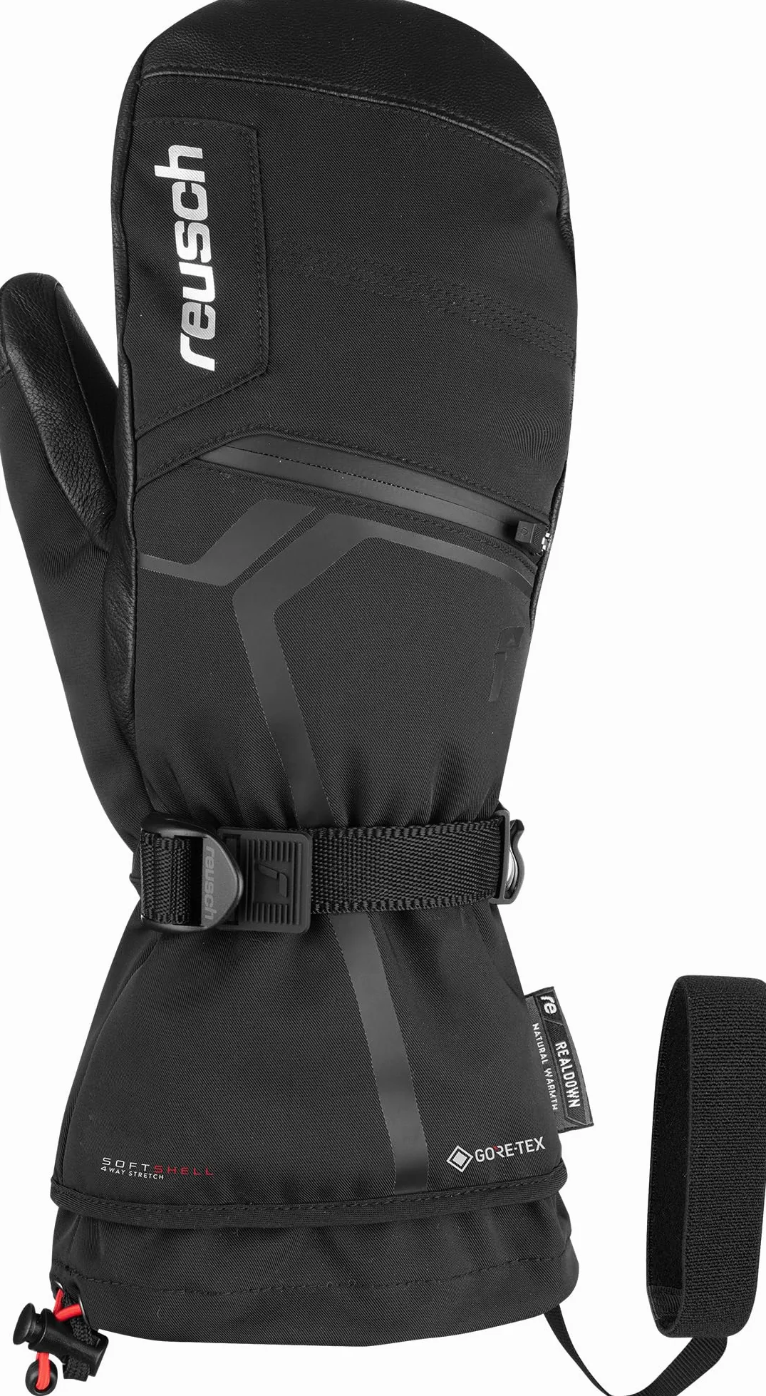 Reusch Down Spirit Gore-TEX Mitten extra warme wasserdichte Winddichte atmungsaktive Fausthandschuhe Winterhandschuhe Skihandschuhe