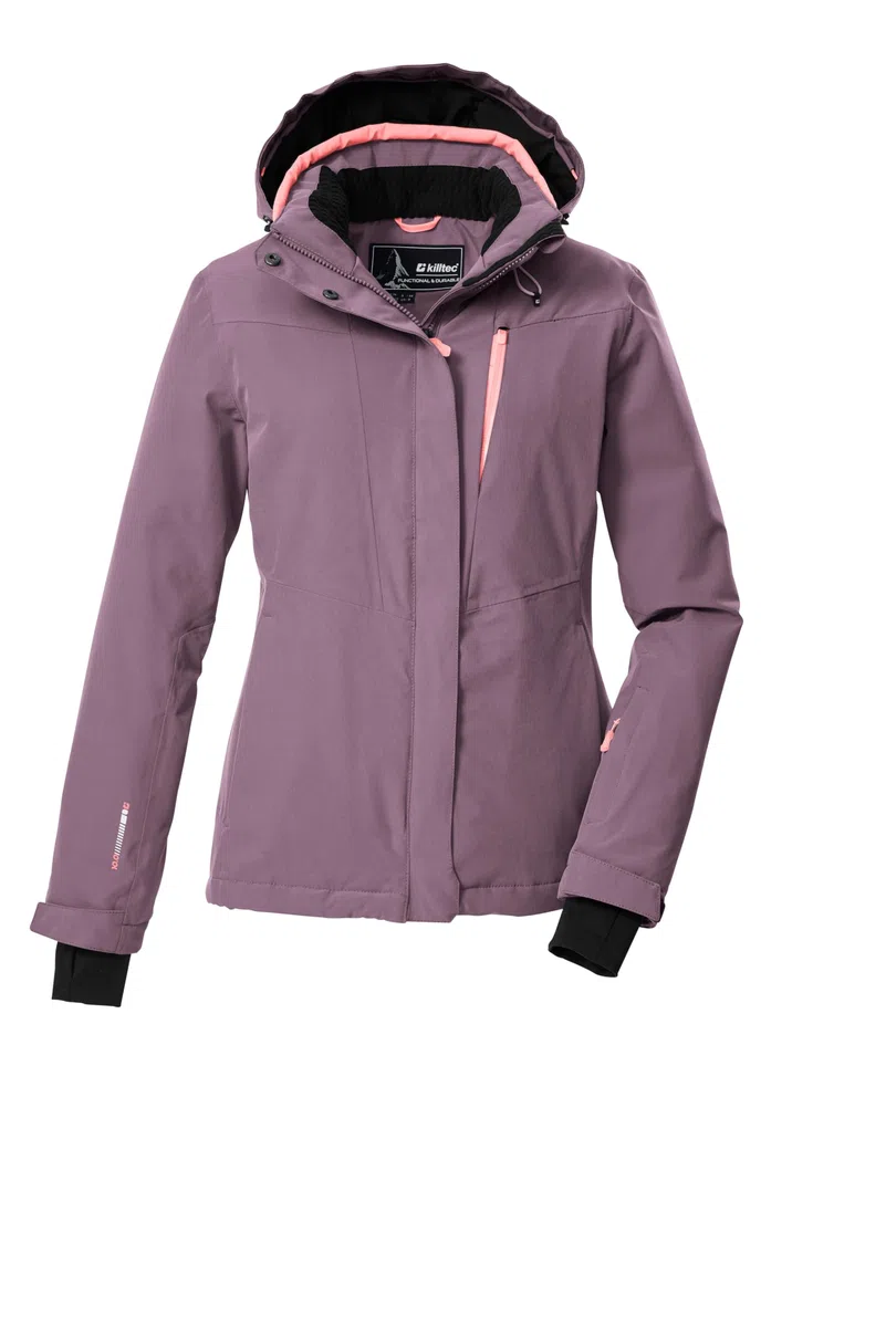 Killtec Damen Ksw 25 Wmn Ski Jckt Skijacke/Funktionsjacke mit abzippbarer Kapuze und Schneefang