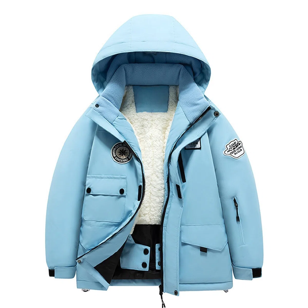 Generisch Kinder-Ski-Set aus Unisex Winterjacke und Hose Zweiteiler für Winter und Schnee, Winterset/Regen-Set für Jungen Mädchen,Schneeanzug Kinder,Winterjacke Mädchen
