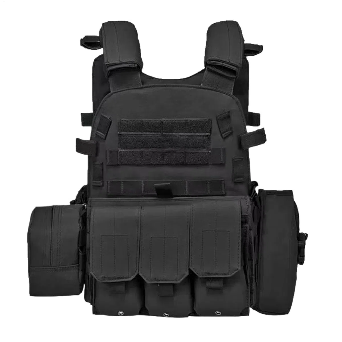 Airsoft-Weste Für Kinder, Taktisches Schutzdesign, 45 X 35 Cm, Paintball-Schutzwestenausrüstung, Schützende Kampfausrüstung Mit Mehreren Taschen, Verstellbare Passform, Für Paintball-Cosplay, Outdoor-