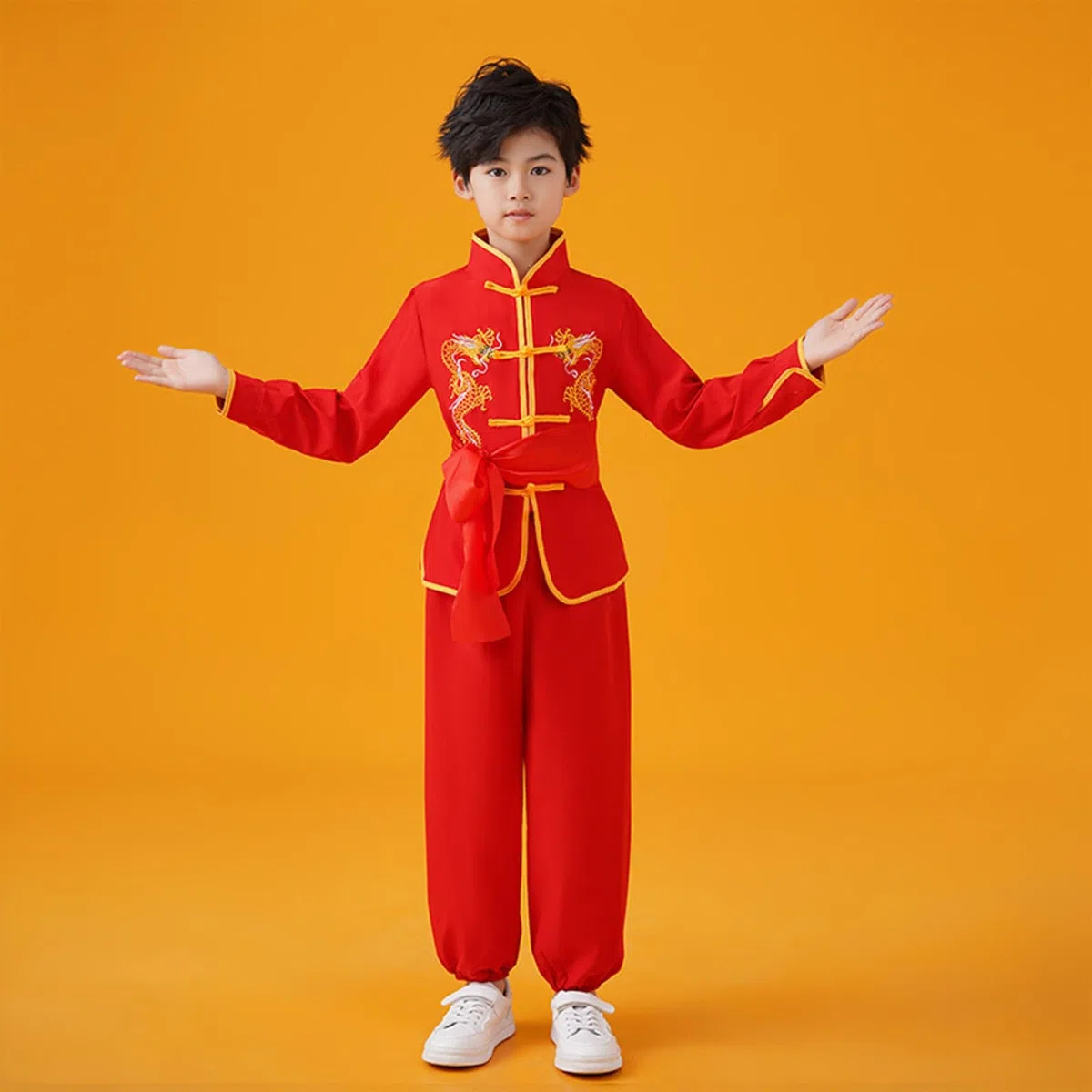 Kampfsport Bekleidung Unisex Erwachsener Kind Trainingsbekleidung Sets - Chinesische Tradition Tai Chi Wushu Kleidung Jungen Mädchen Leistung Kostüm Kung Fu Uniform