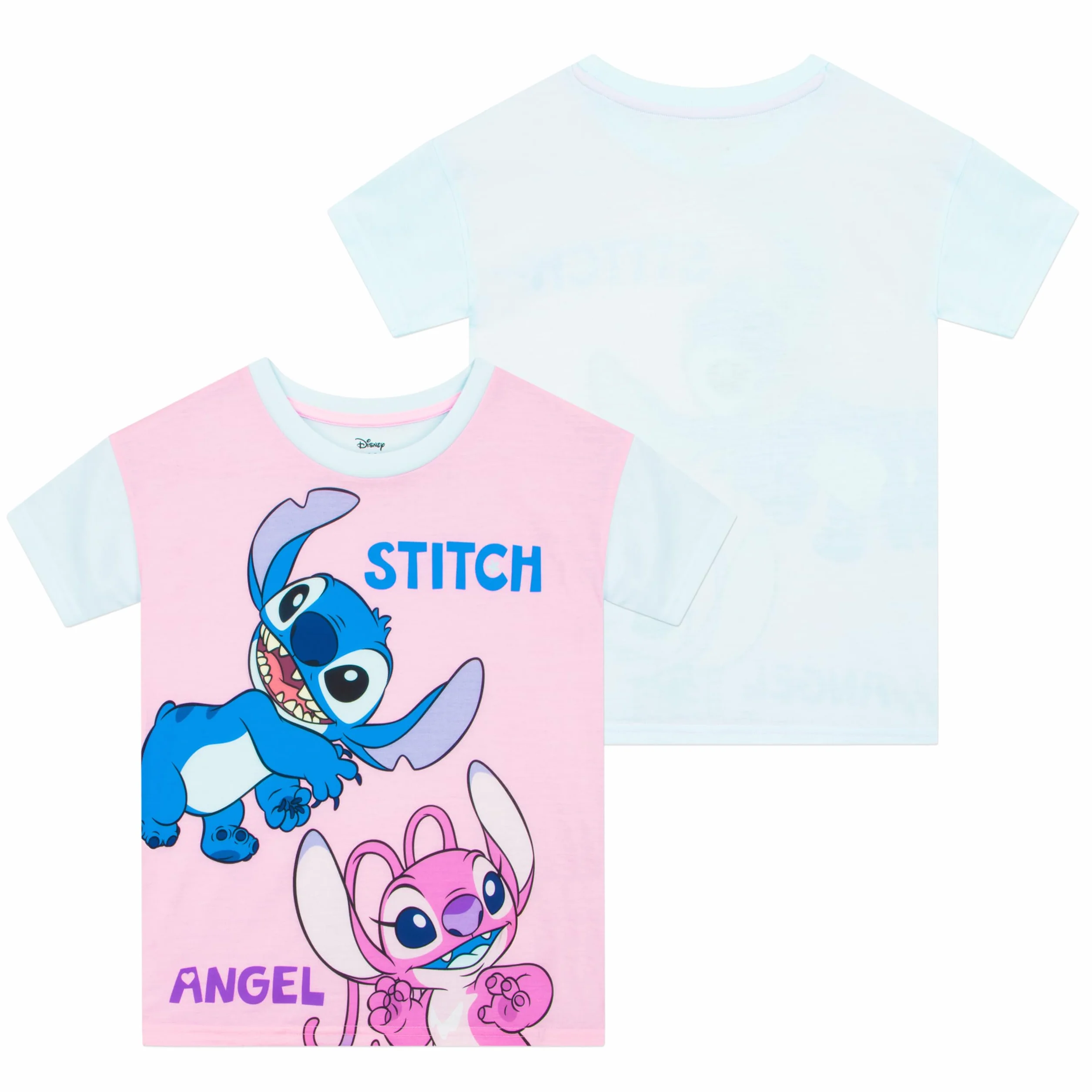 Disney Schlafanzug | Stitch Pyjama Mädchen | Madchen Schlafanzug Kurz