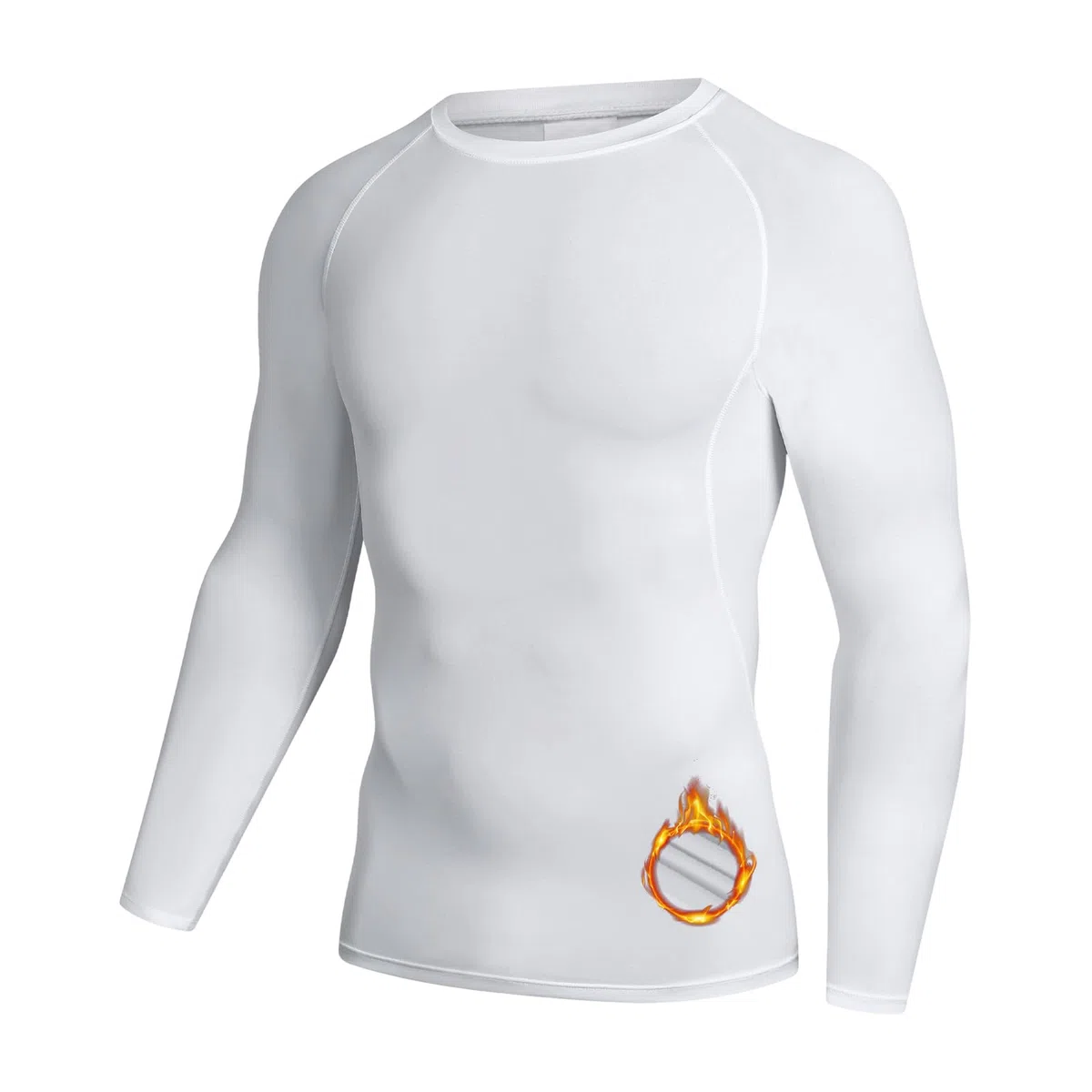 NuCamper Thermoshirt Herren Thermo Unterhemd Herren Thermounterwäsche Oberteile Langarm Thermohemd Winter Funktionsunterwäsche Skiunterwäsche Langarmshirt Warm Unterwäsche Thermounterhemd Longsleeve