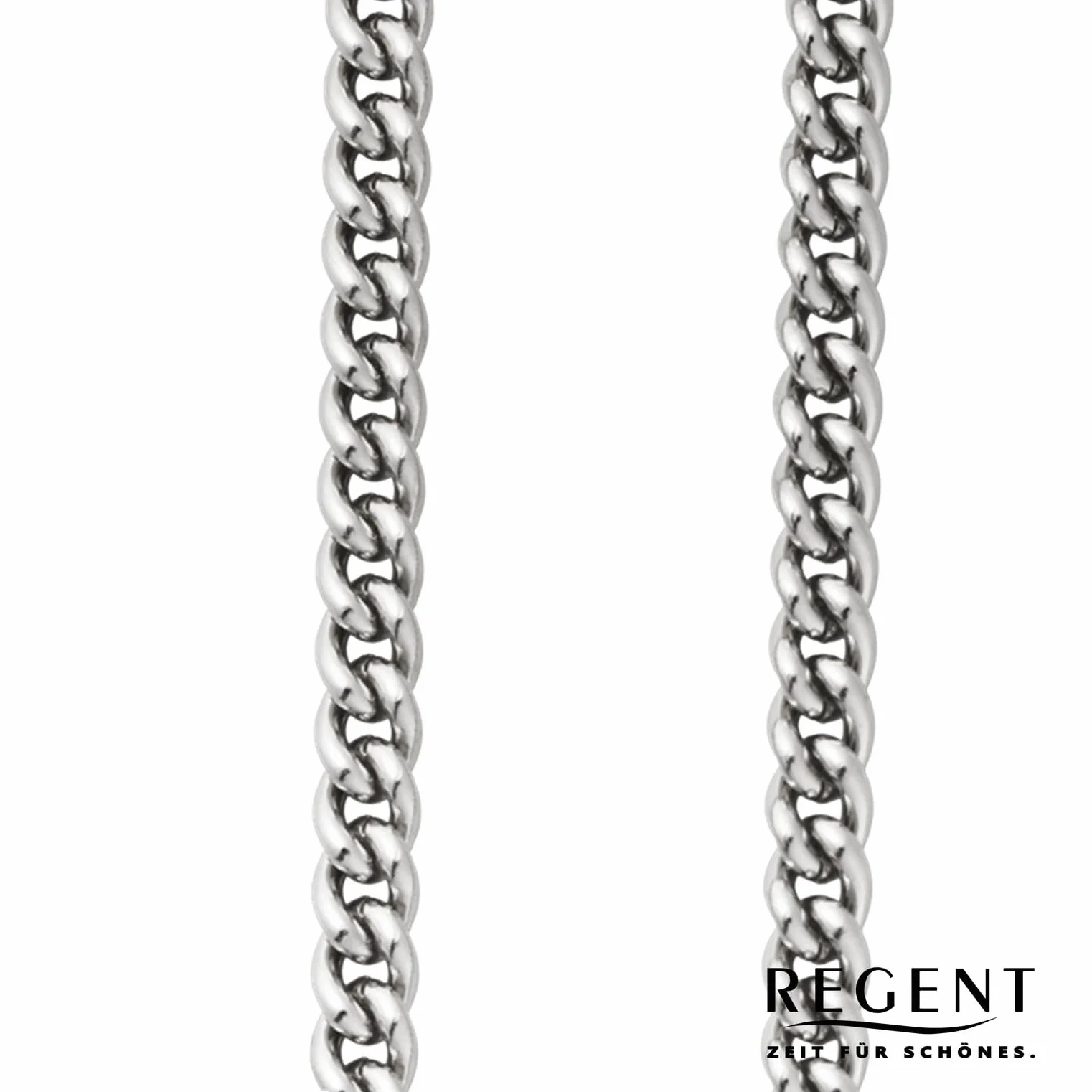 Regent Taschenuhr Kette Rundpanzer 5mm Uhrkette P47 für Eichmüller Junghans Casio und andere Uhren