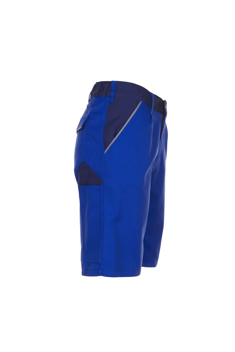 Planam 2370 Highline Herren-Shorts - Optimale Sicherheit und Komfort - Farbe: Königsblau/Marine/Zink - Größe: 48