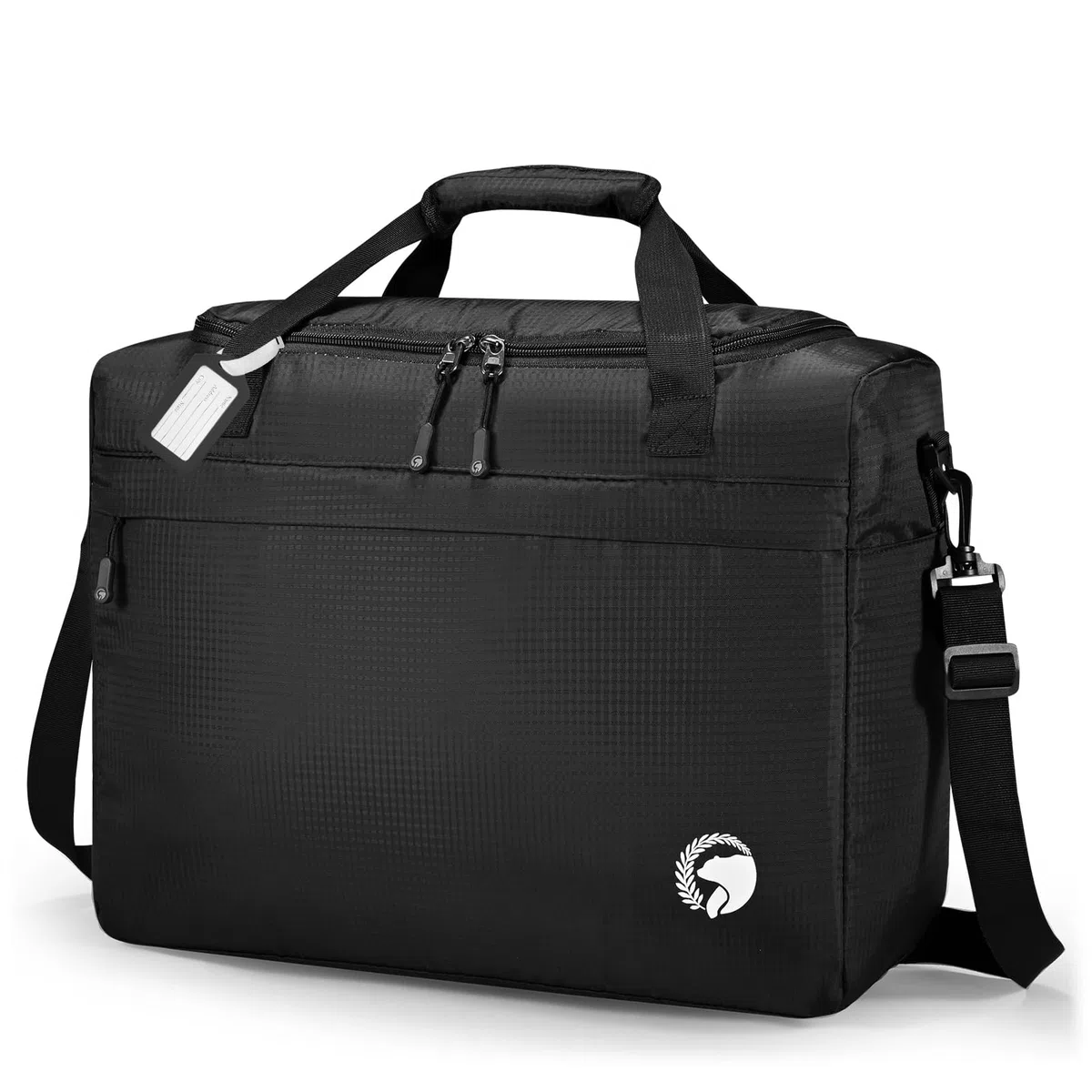 BAGZY Handgepäck 40x30x15 cm British Airways KLM Air France Handgepäck Tasche für Flugzeug 40 x 30 x 15 Faltbare Reisetasche Wasserdicht Carry on Luggage Underseat Bag für Weekend Sport Herren Damen