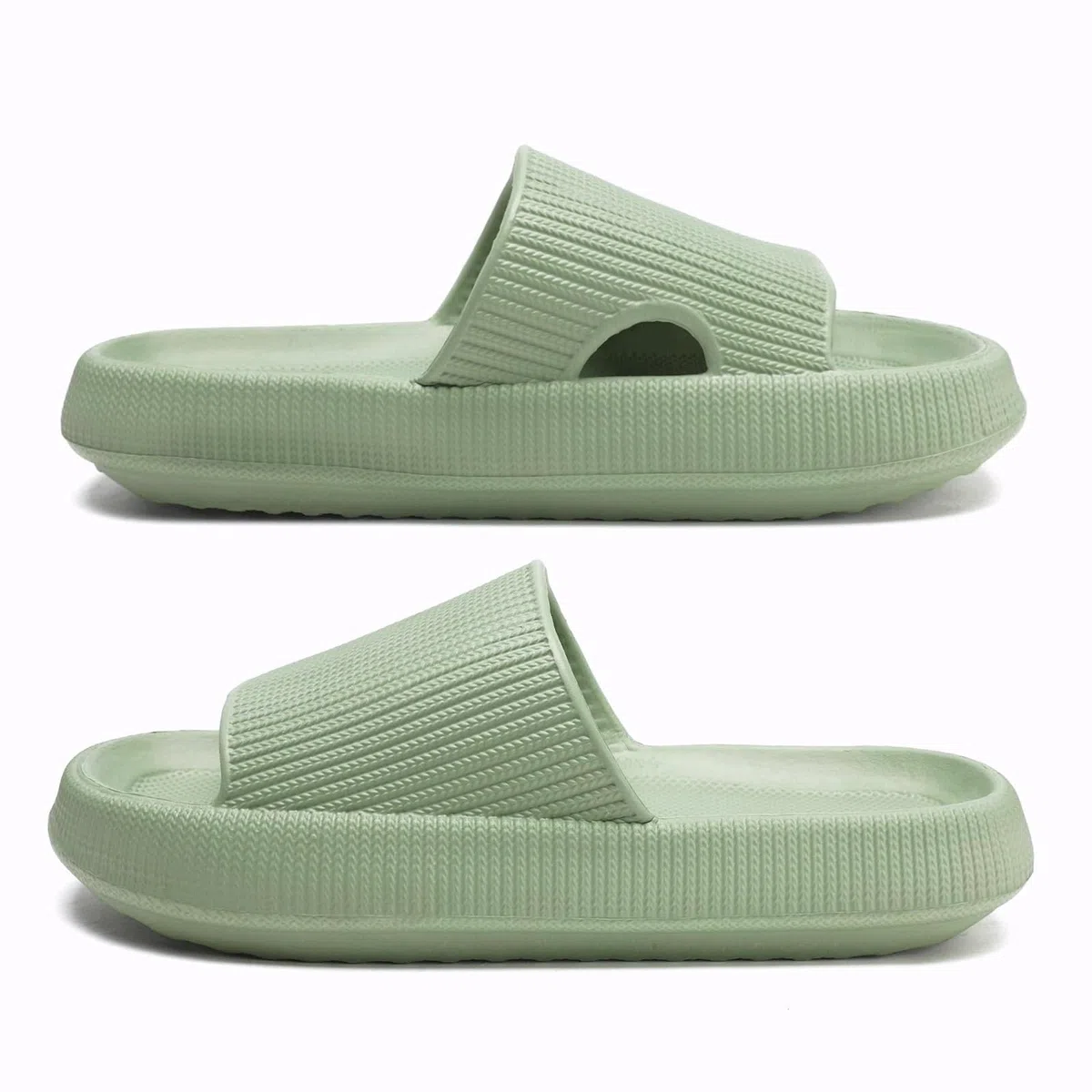 Badeschuhe für Damen und Herren Hausschuhe Cozislides Original Cloud Slippers Rutschfeste Dicke Sohle Indoor/Outdoor Unisex Gr. EU 36-49