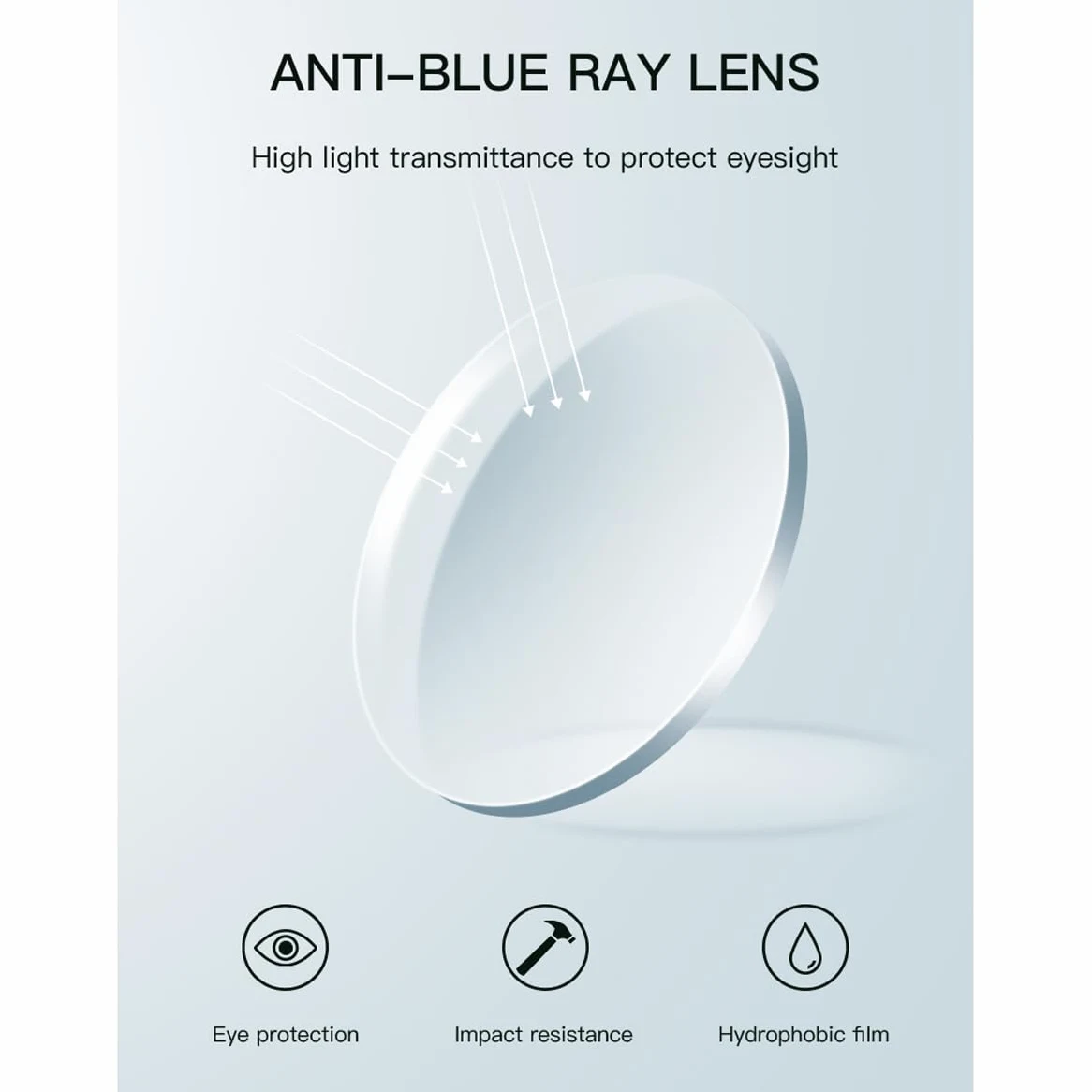 Blue Light Blocking Glasses Women Fashion Eyeglasses Cat Eye Glasses Frame TR90 Eyewear Half Metal