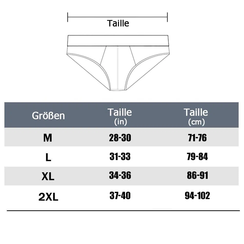 PHOLEEY Unterhosen Männer Slip Unterwäsche Herren Micro Modal Slips Niedrige Taille Weiche Atmungsaktive 3er-Pack