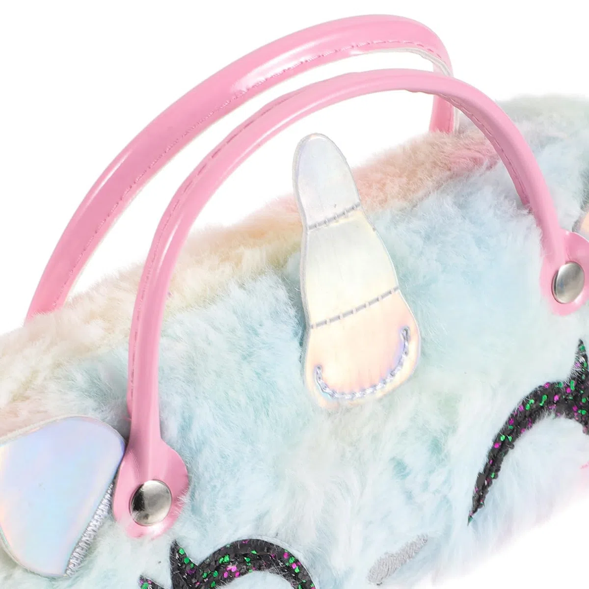 Einhorn-Brillenetui Mit Griff – Weiches Tragbares Plüsch Sonnenbrillenetui Für Mädchen Leichtes Brillenetui Zur Schonenden Aufbewahrung Und Schutz Von Brillen