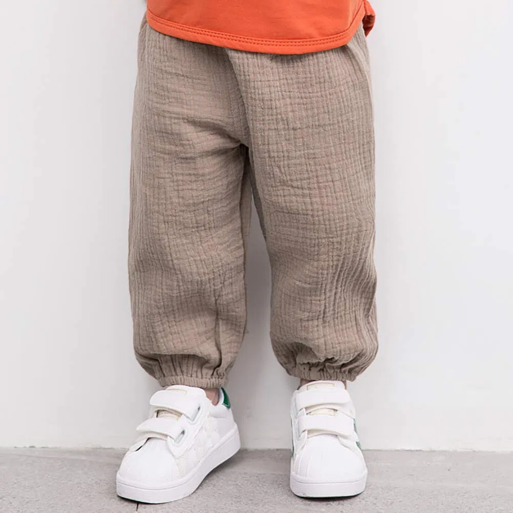 Baby Mädchen Jungen Pumphose Sommer Feste Jogginghose Lässige Elastische Hose für Unisex Baby…