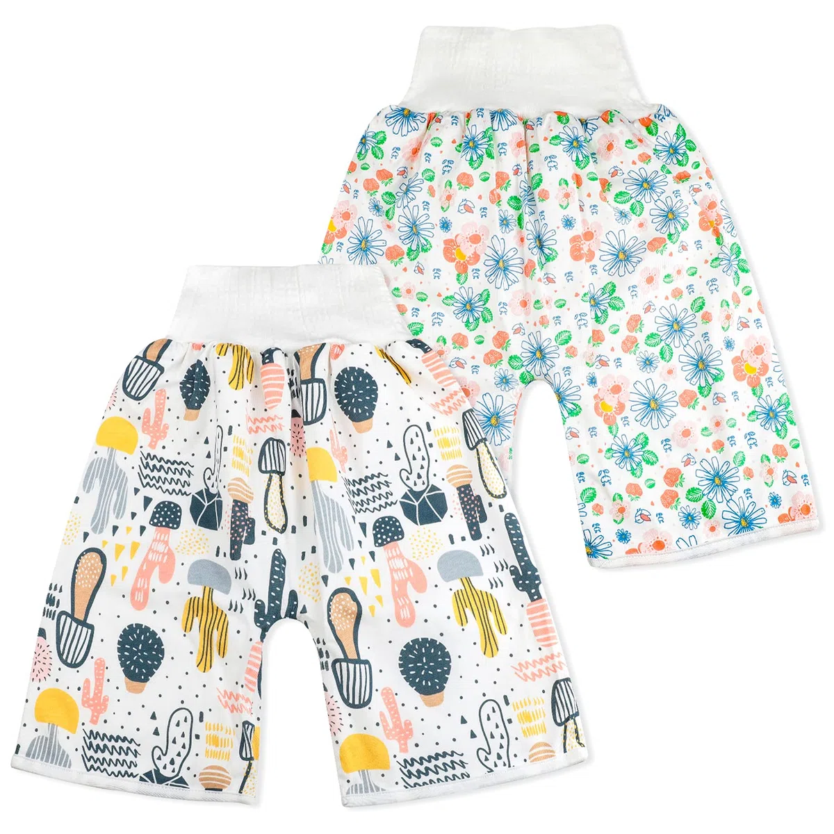 FLYISH DIRECT 2er Pack Baby-Töpfchen-Trainingshose – Waschbare, Wiederverwendbare Unterhose fürs Töpfchentraining
