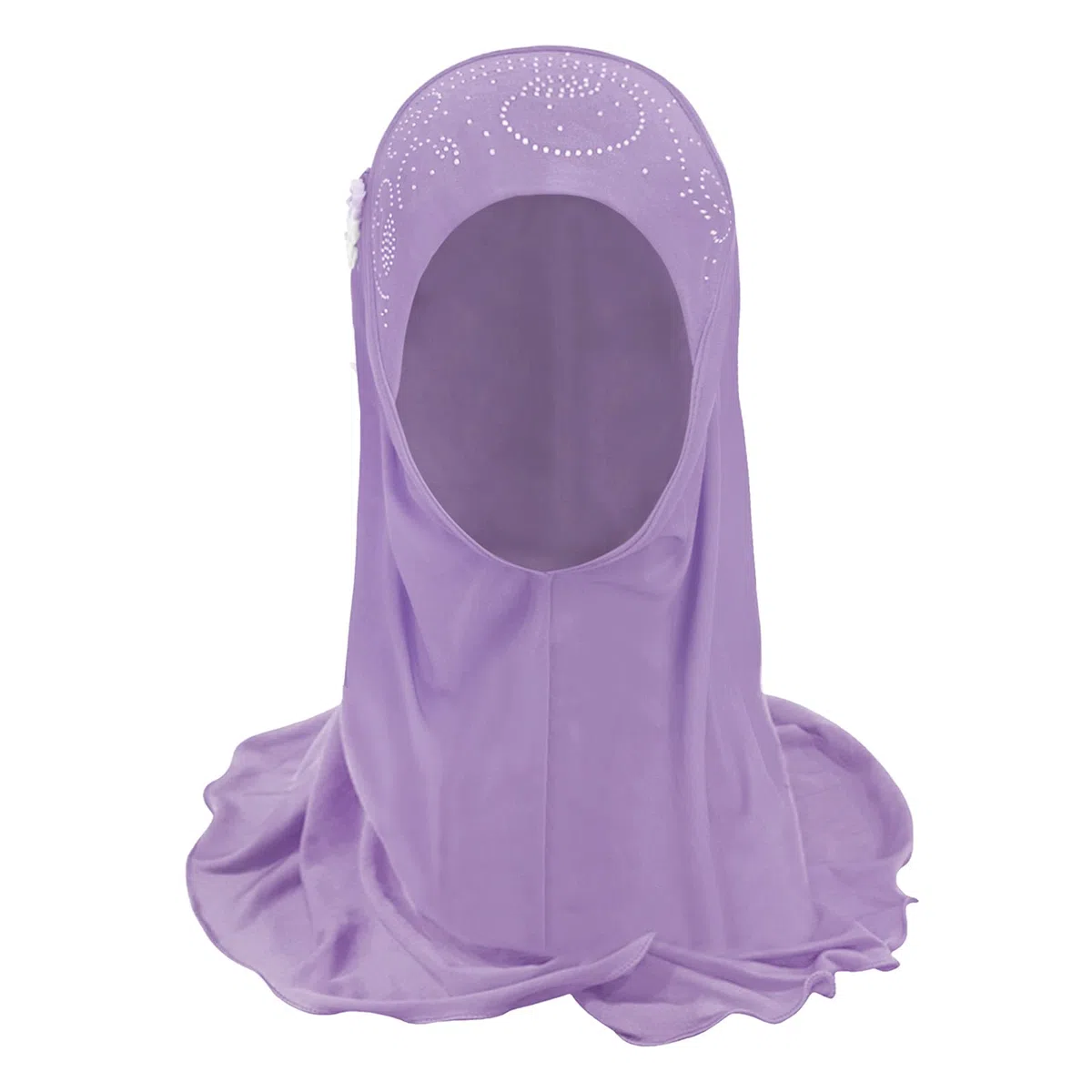 Mädchen Muslimischer Hijab Kinder Kopftuch Halstücher für Mädchen Turban Hut mit Blumen Islamischer Gebetshut Dubai Arabischer Schal Anmut Kopfbedeckung Bandana für 2-7 Jahre alt