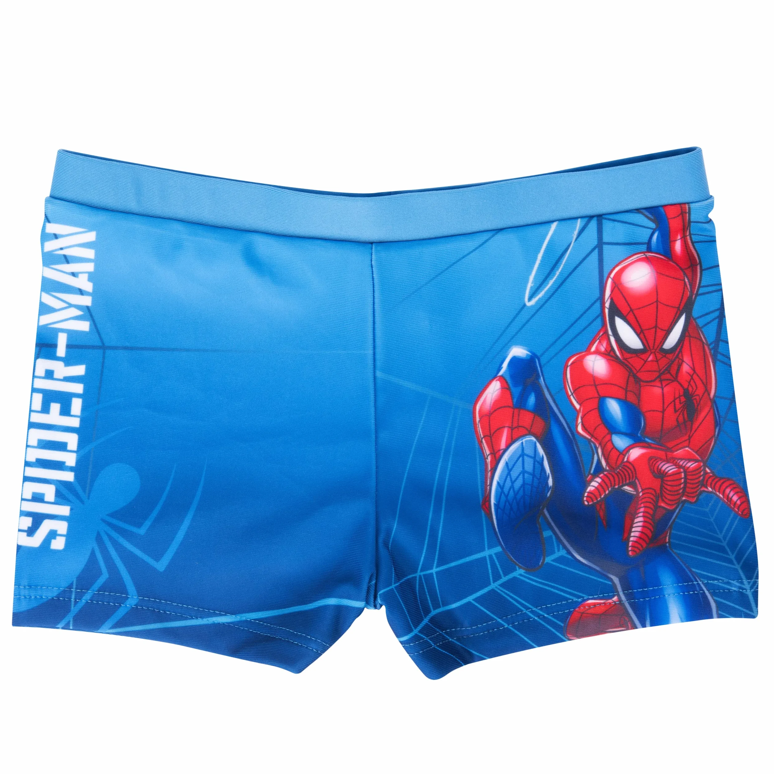 Marvel Spiderman Badehose für Jungen Schwimmhose Badekleidung Hose Kinder Blau