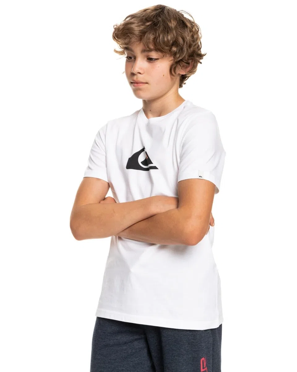 Quiksilver Comp Logo - T-Shirt für Jungen Blau