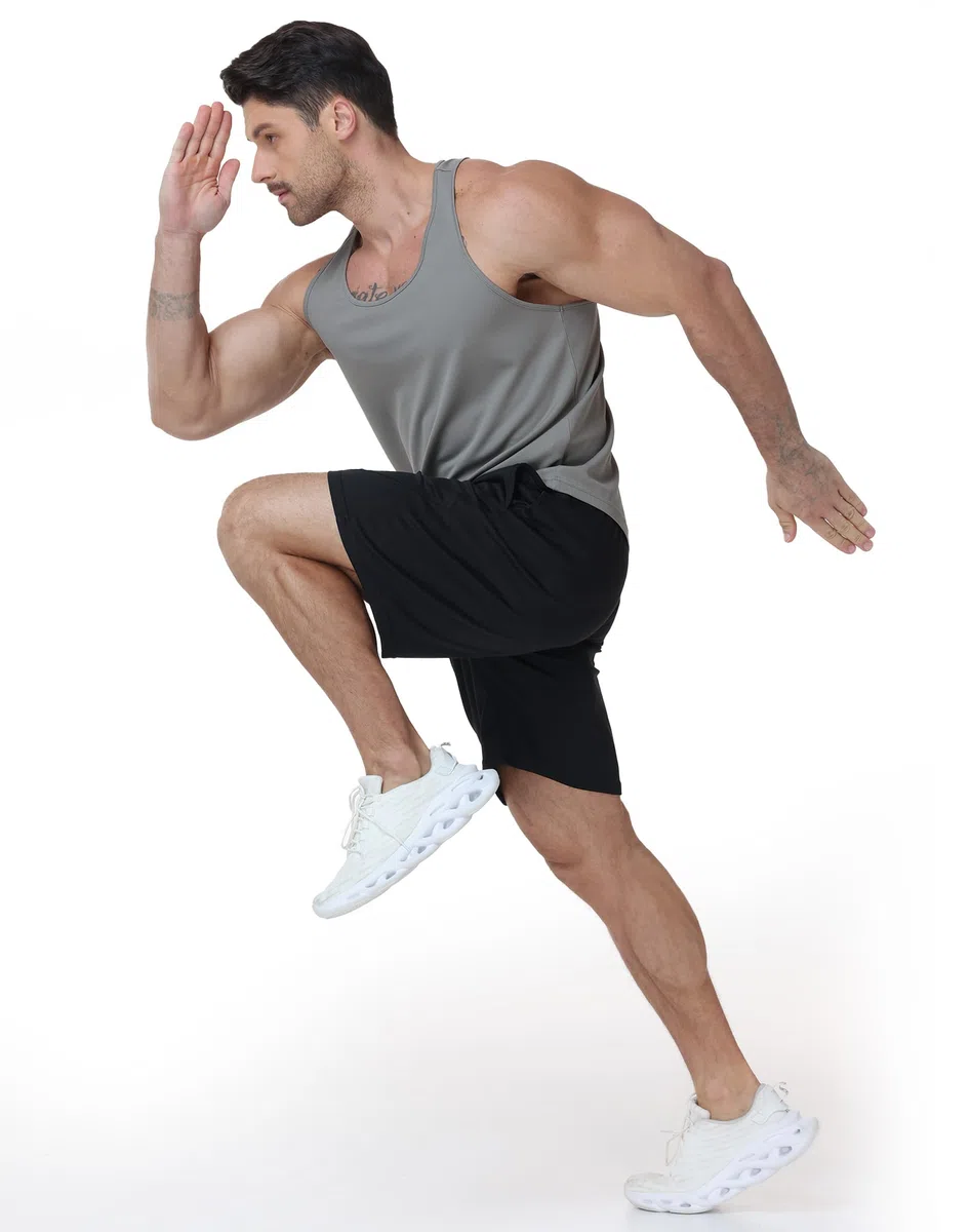 Hioutdoor Tank Top Fitness Herren 3er Pack Ärmelloses T Shirts Atmungsaktive Achselshirt Schnelltrocknend Atmungsaktiv Laufshirt Tanktop Gym Training Workout Muskelshirts Sleeveless Funktionsshirt