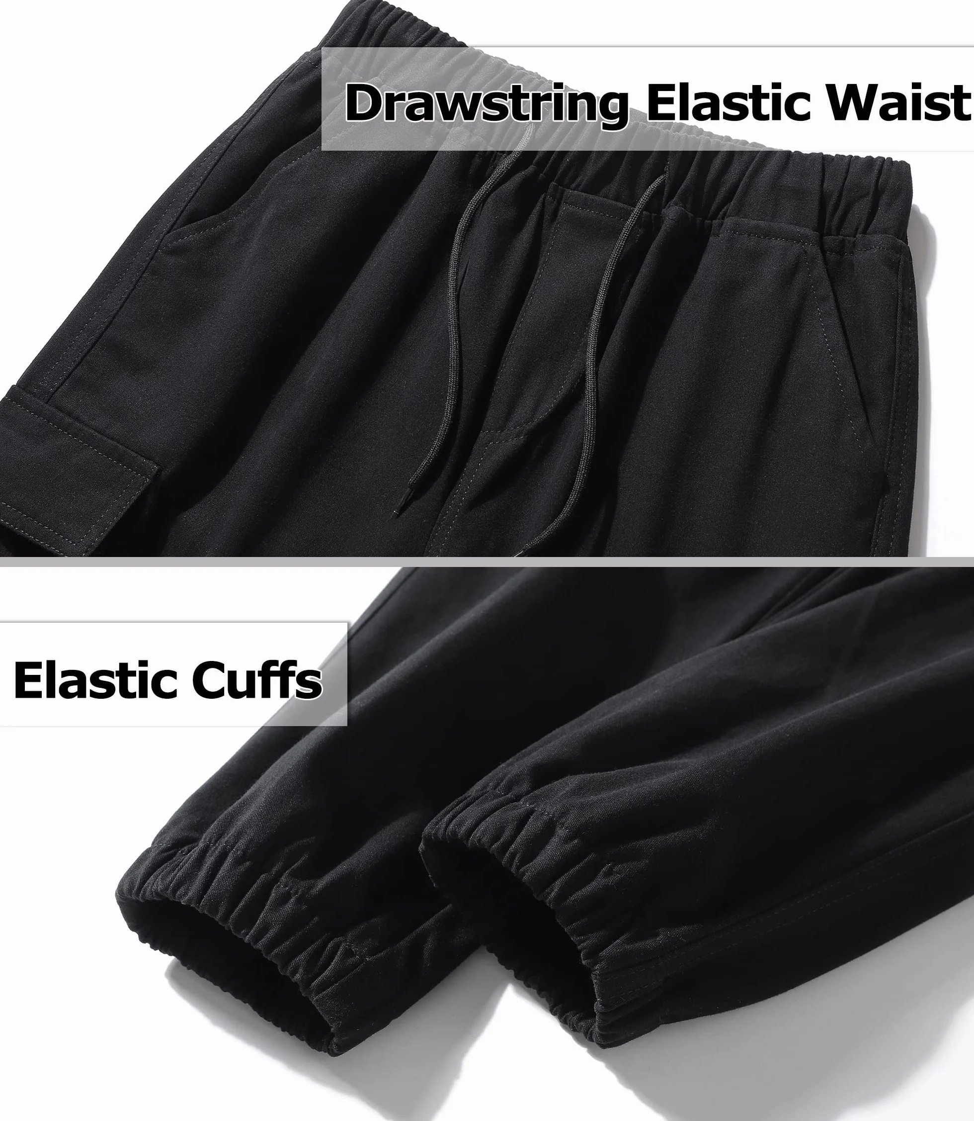 Hosen für Jungen Cargohose Kinder Hose Cargo Jogginghose Freizeithose mit Gummizug