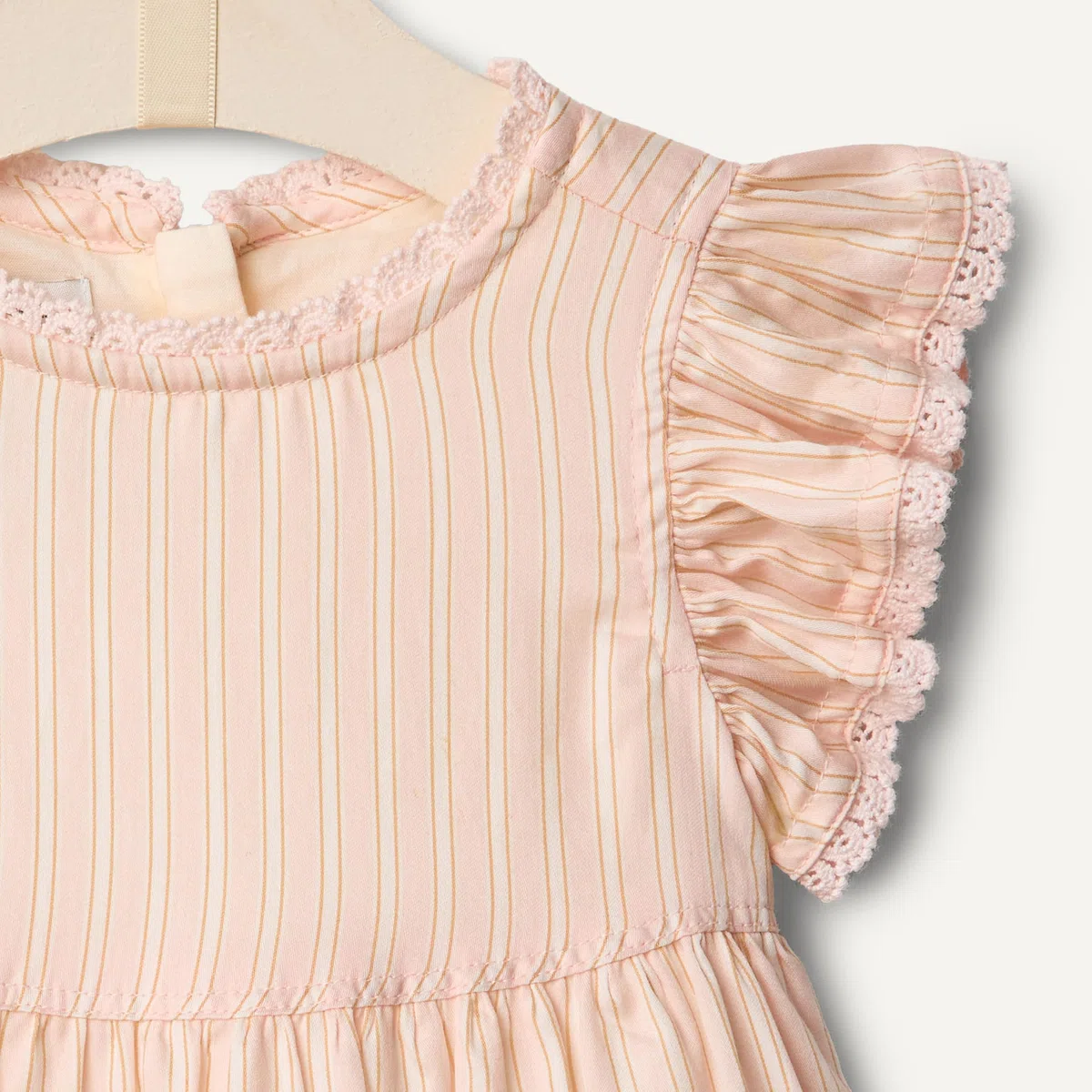 Amazon Essentials x Sofia Grainge Baby und Mädchen Lässiges Kleid aus gewebtem Baumwollsatin im Fit-and-Flare-Schnitt