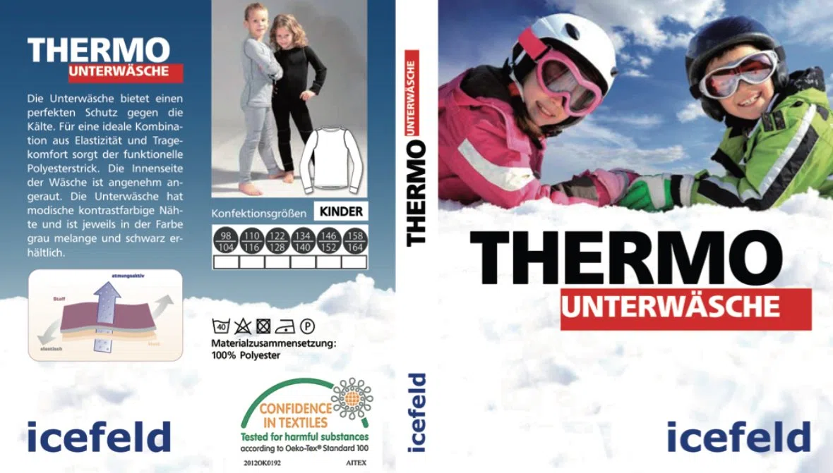 atmungsaktives Thermo-Unterwäsche Set für Kinder - warme Wäsche aus langärmligem Oberteil + Langer Unterhose: pink in Größe 134/140