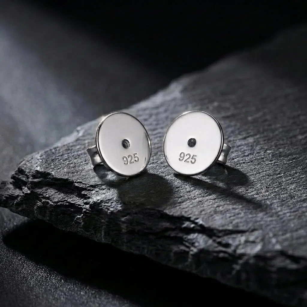 Ohrmutter Silber 925, 8 mm XL, für große Ohrlöcher und schwere Ohrstecker