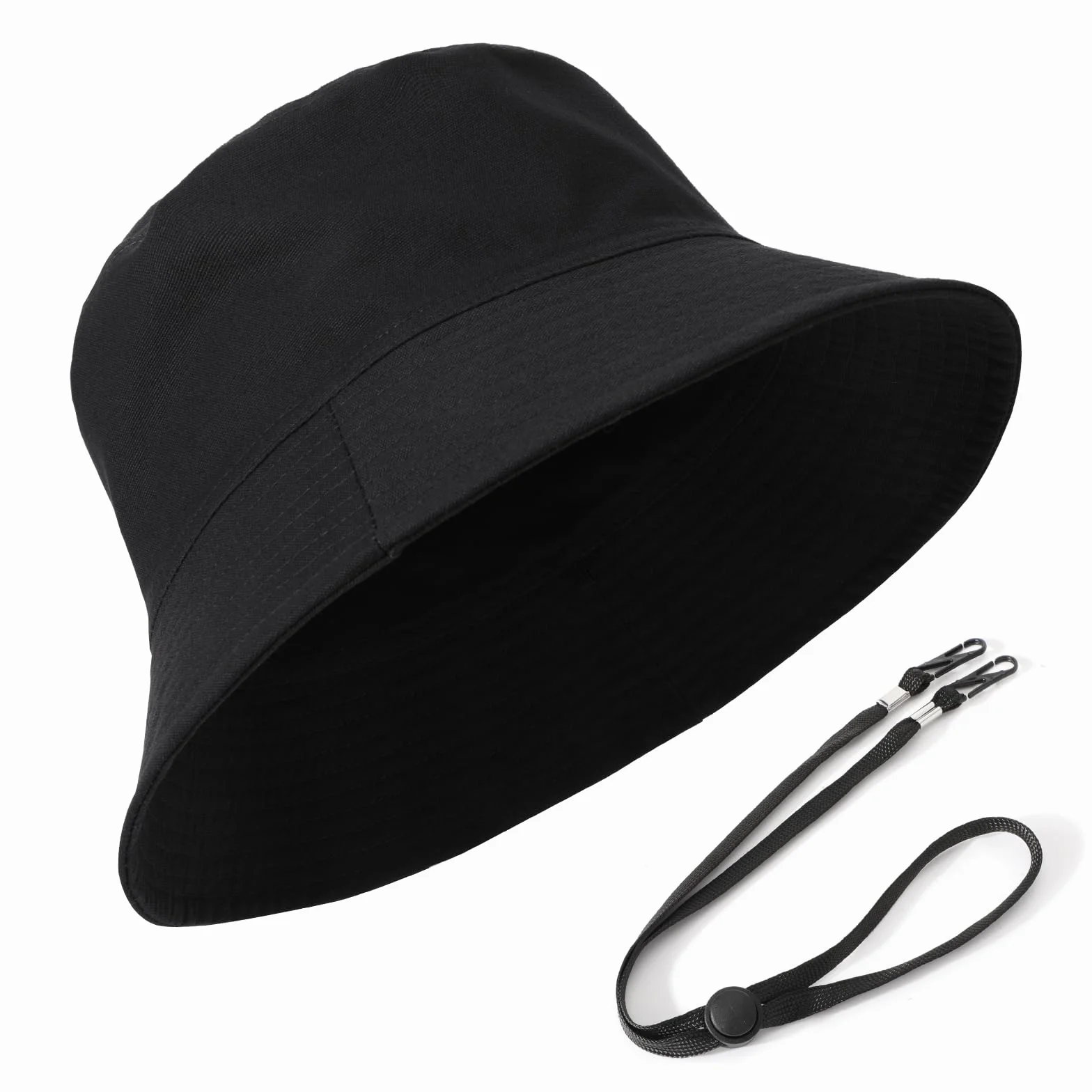 TAGVO XXL Fischerhut für Damen Herren, UPF50+ Reversibel Bucket Hats für Großen Kopf, Beidseitigen UV-Schutz Baumwolle Sonnenhut mit Breiter Krempe