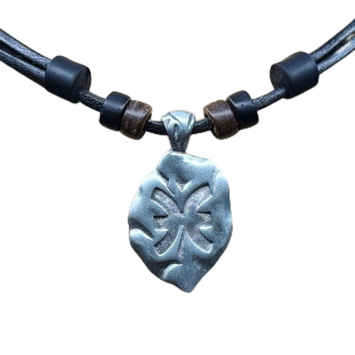 HANA LIMA 1 von 12 Sternzeichen Tierkreiszeichen an verstellbarer Halskette Horoskop Horoscope Lederkette Surferkette