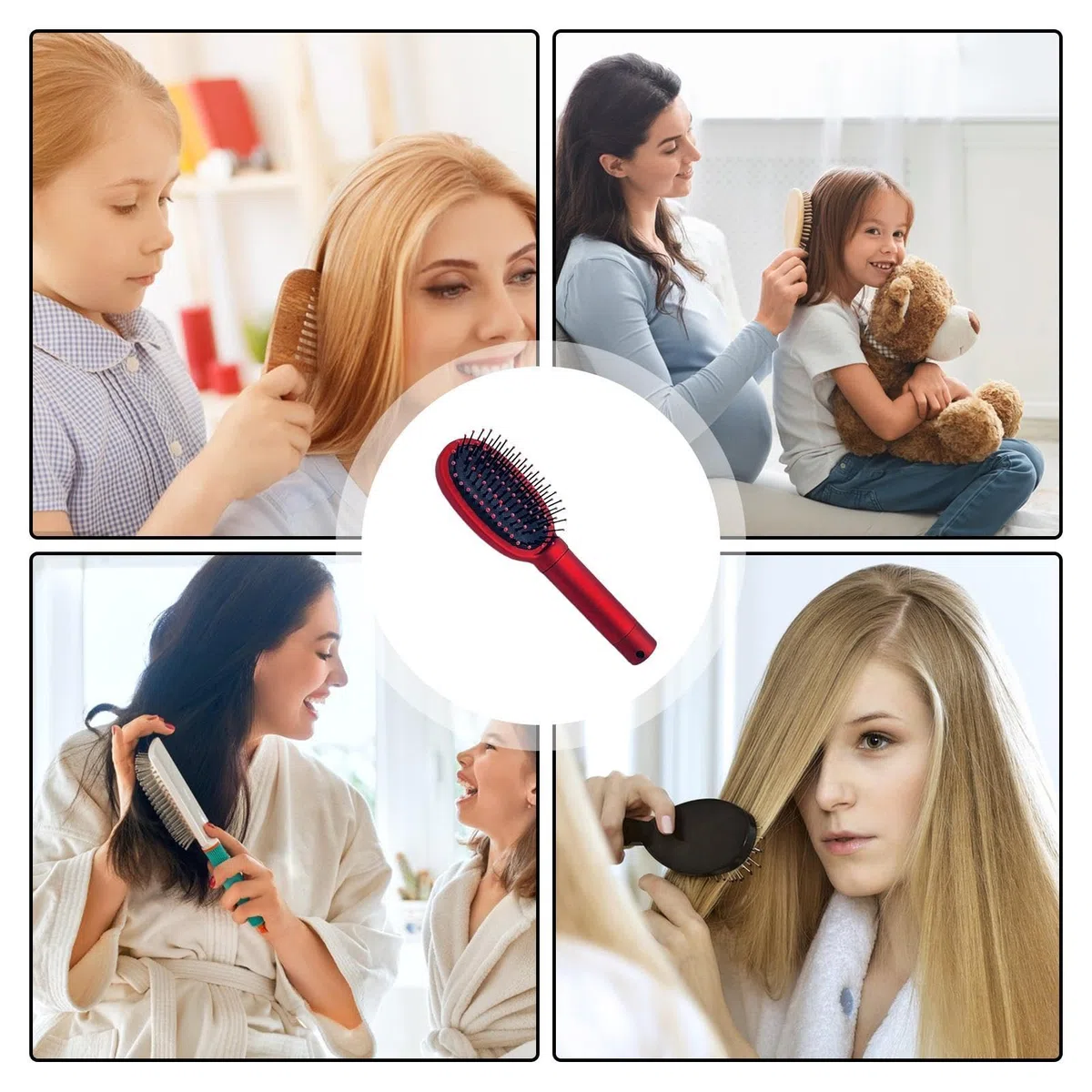 Reise-Haarbürste, geheimer Reisebehälter, versteckter Kamm für Geld, Massage-Kopfhaut, Geheimversteck, Geld, Wertsachen, Haarbürste für Reisen